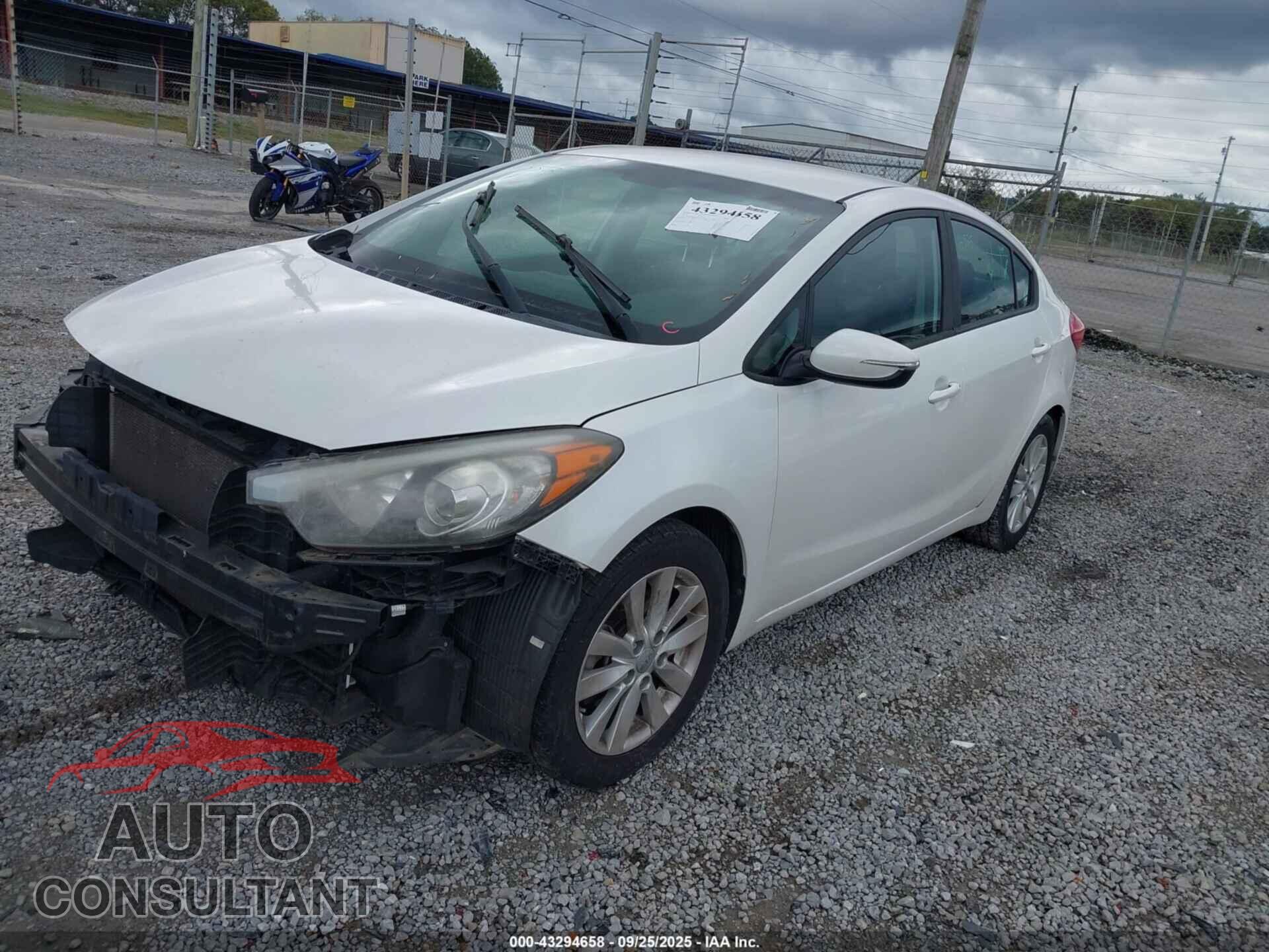 KIA FORTE 2015 - KNAFX4A63F5355995