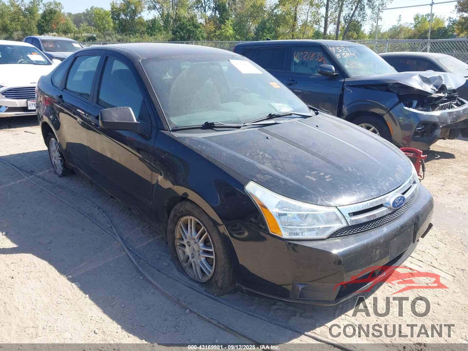 FORD FOCUS 2010 - 1FAHP3FNXAW288102