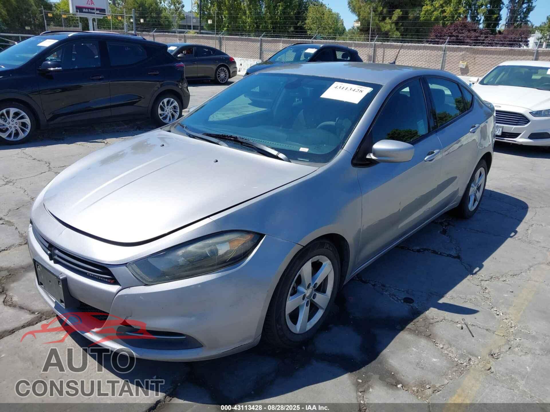 DODGE DART 2015 - 1C3CDFBB7FD415972