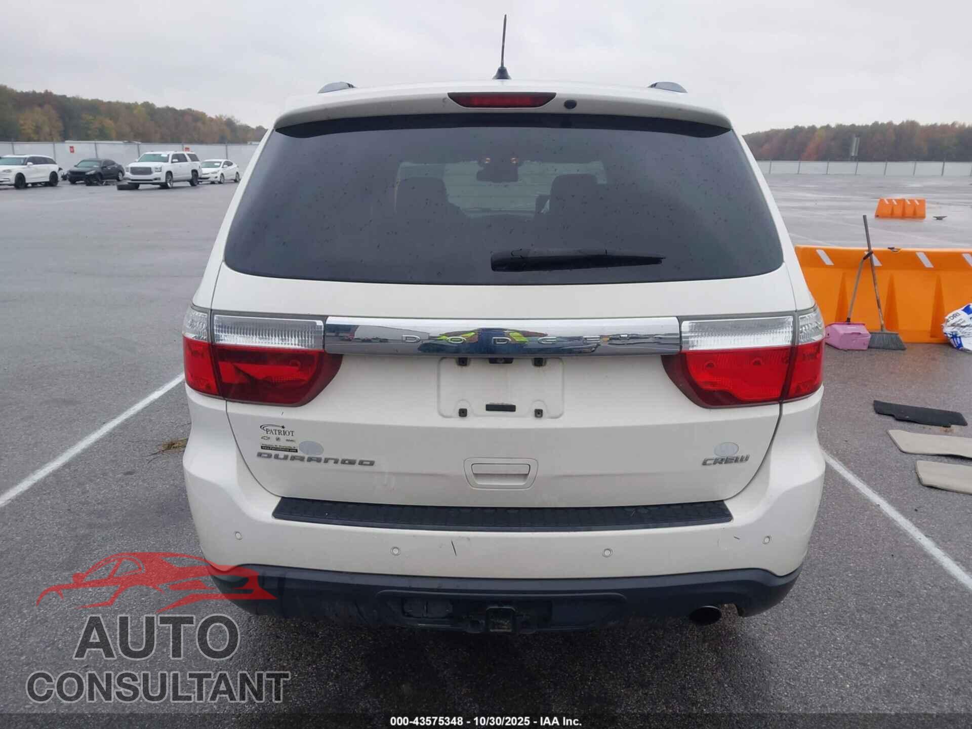 DODGE DURANGO 2012 - 1C4RDHDGXCC335187