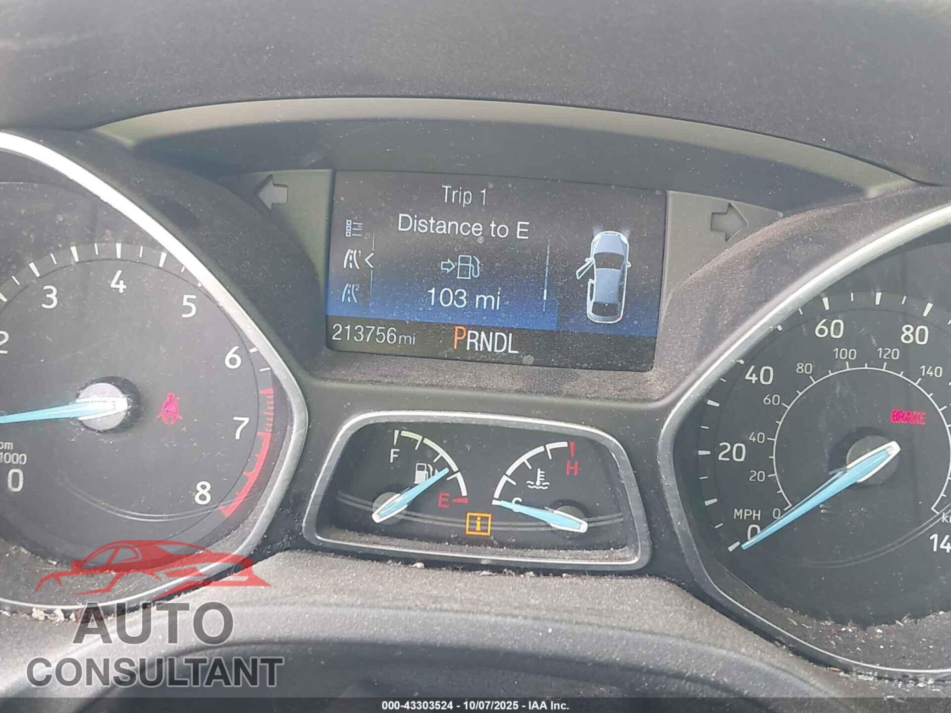 FORD FOCUS 2016 - 1FADP3E27GL311237