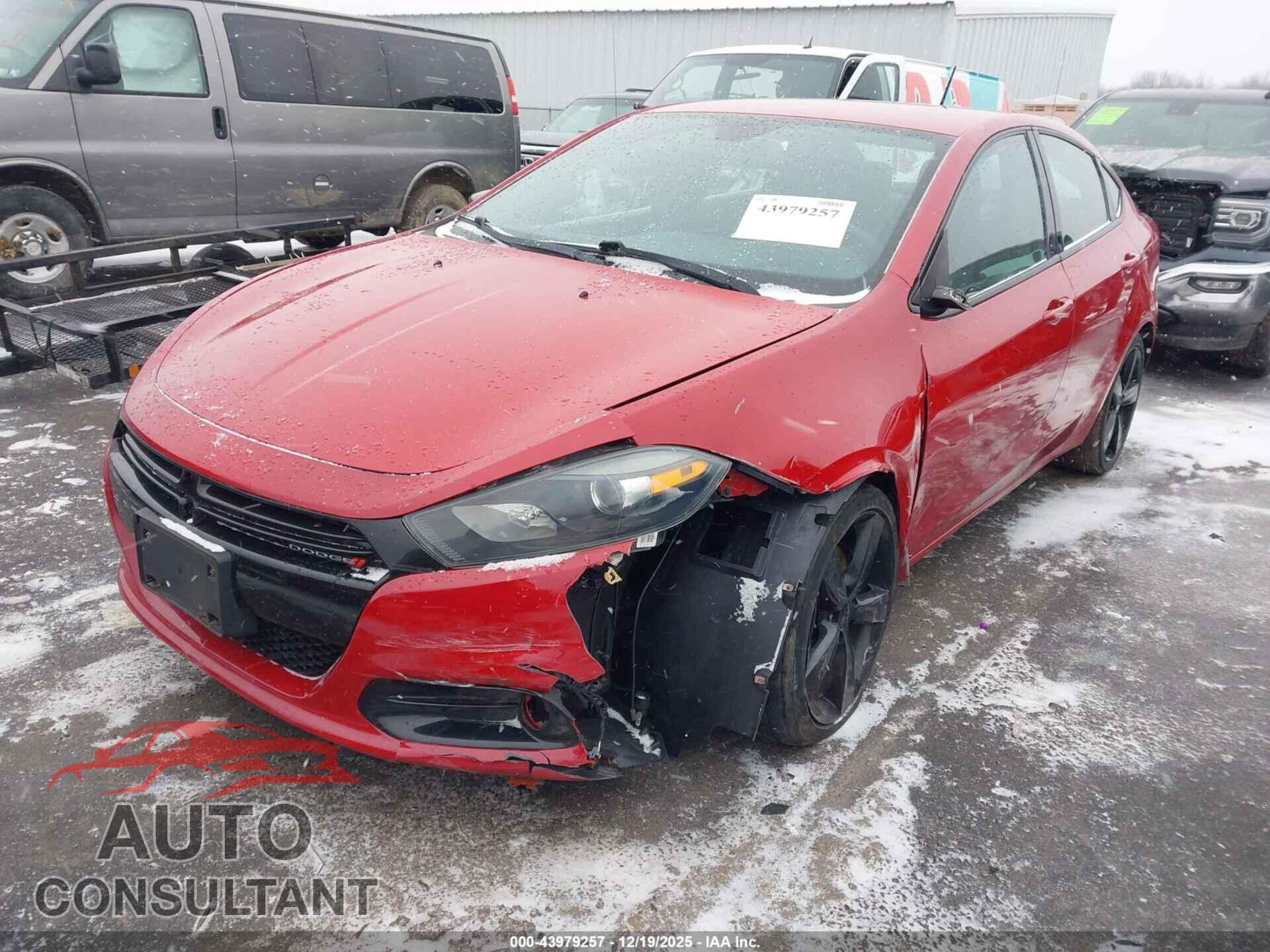 DODGE DART 2016 - 1C3CDFBB2GD516743