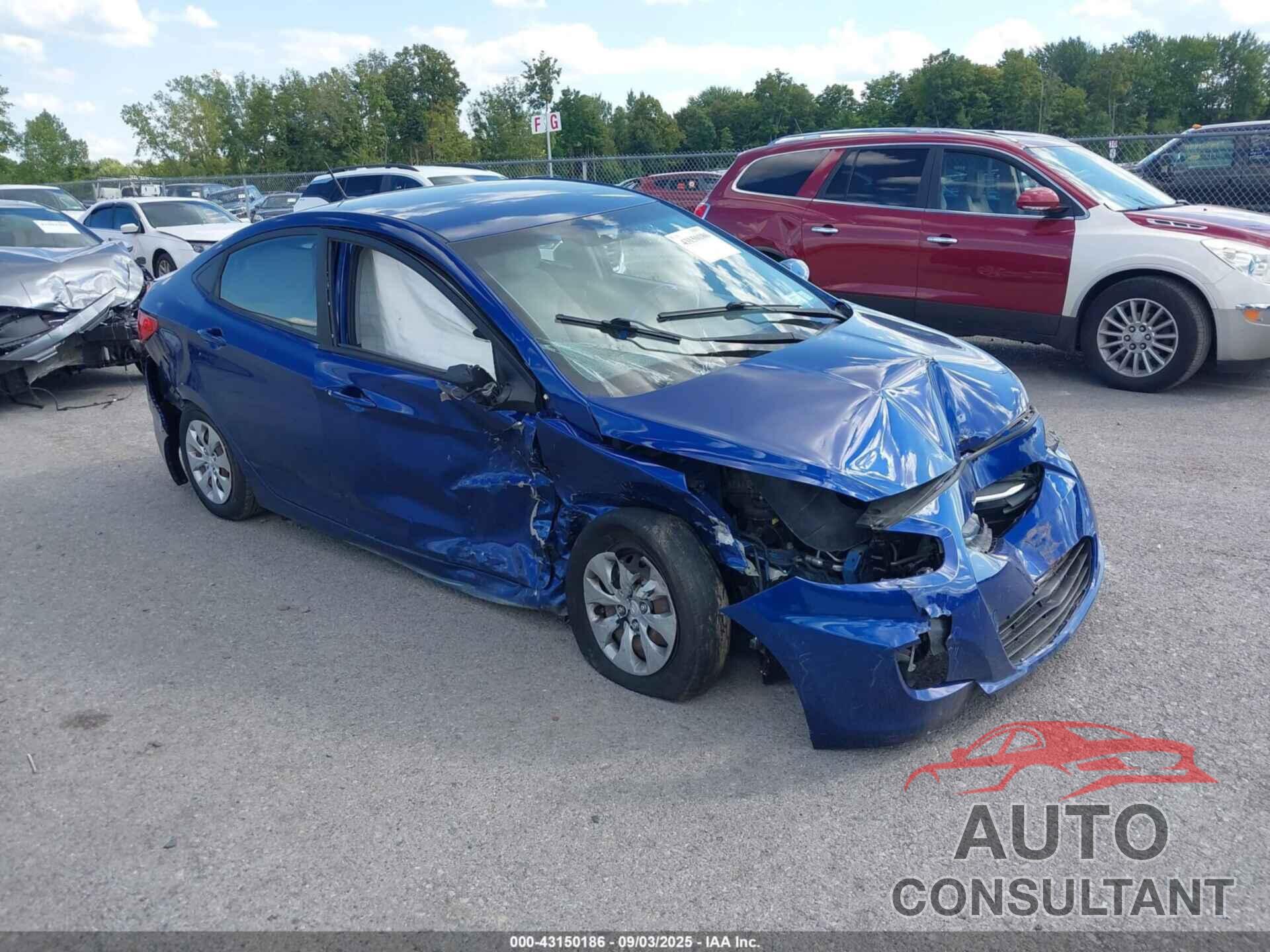 HYUNDAI ACCENT 2016 - KMHCT4AE9GU150984