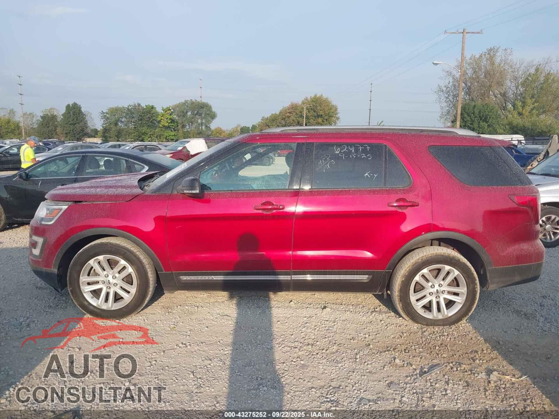 FORD EXPLORER 2017 - 1FM5K7D86HGD83157