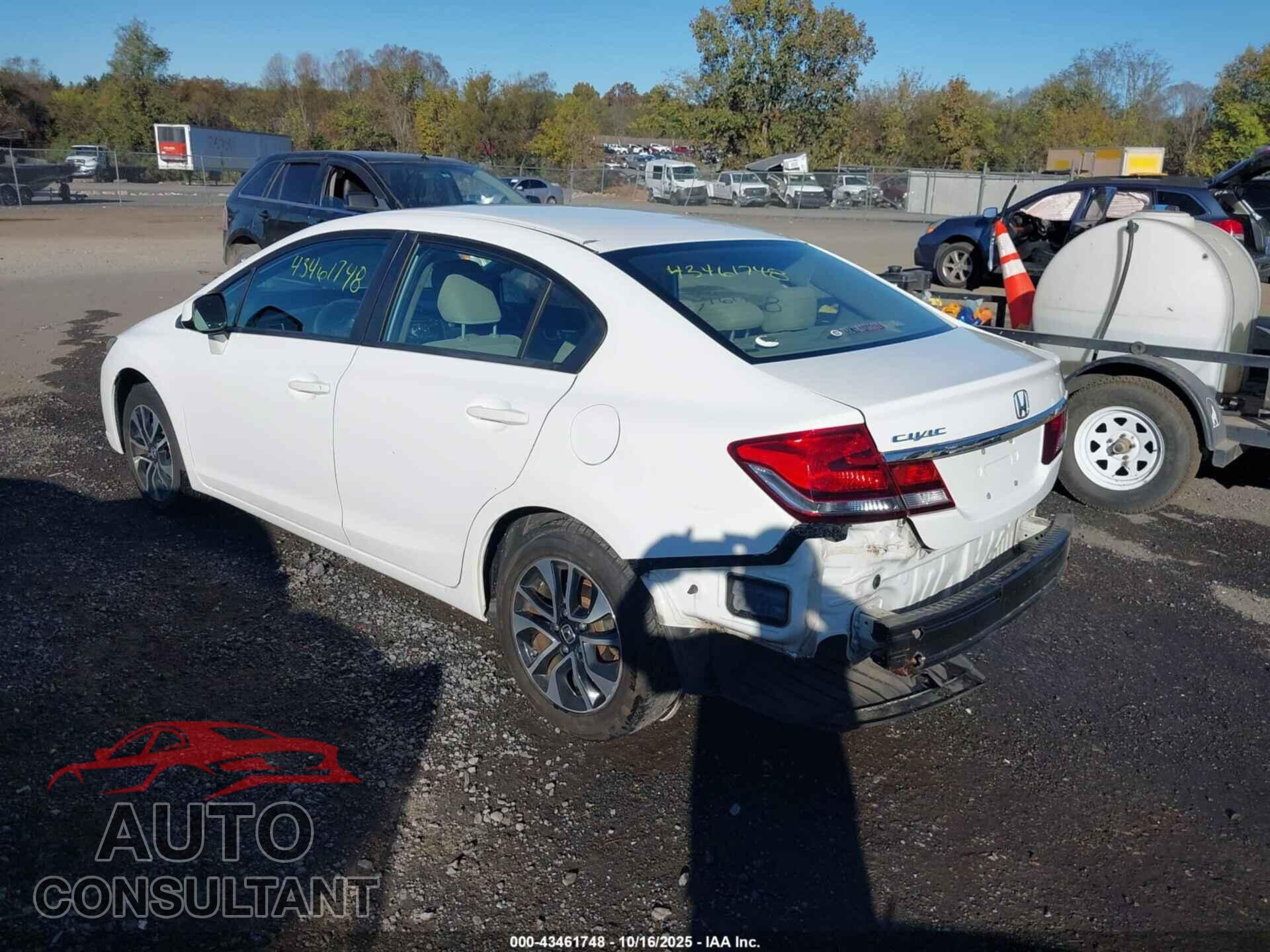 HONDA CIVIC 2013 - 19XFB2F84DE294500