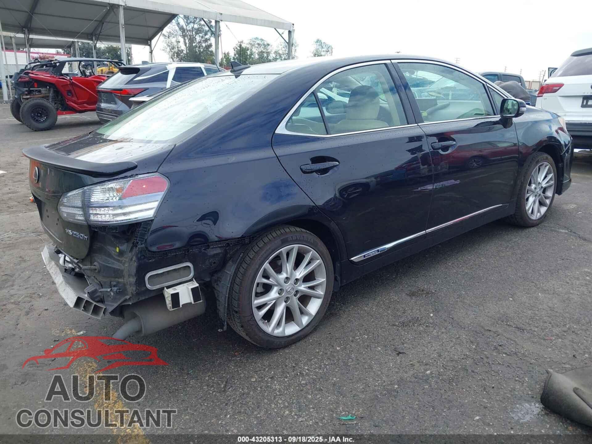 LEXUS HS 250H 2010 - JTHBB1BA1A2020406