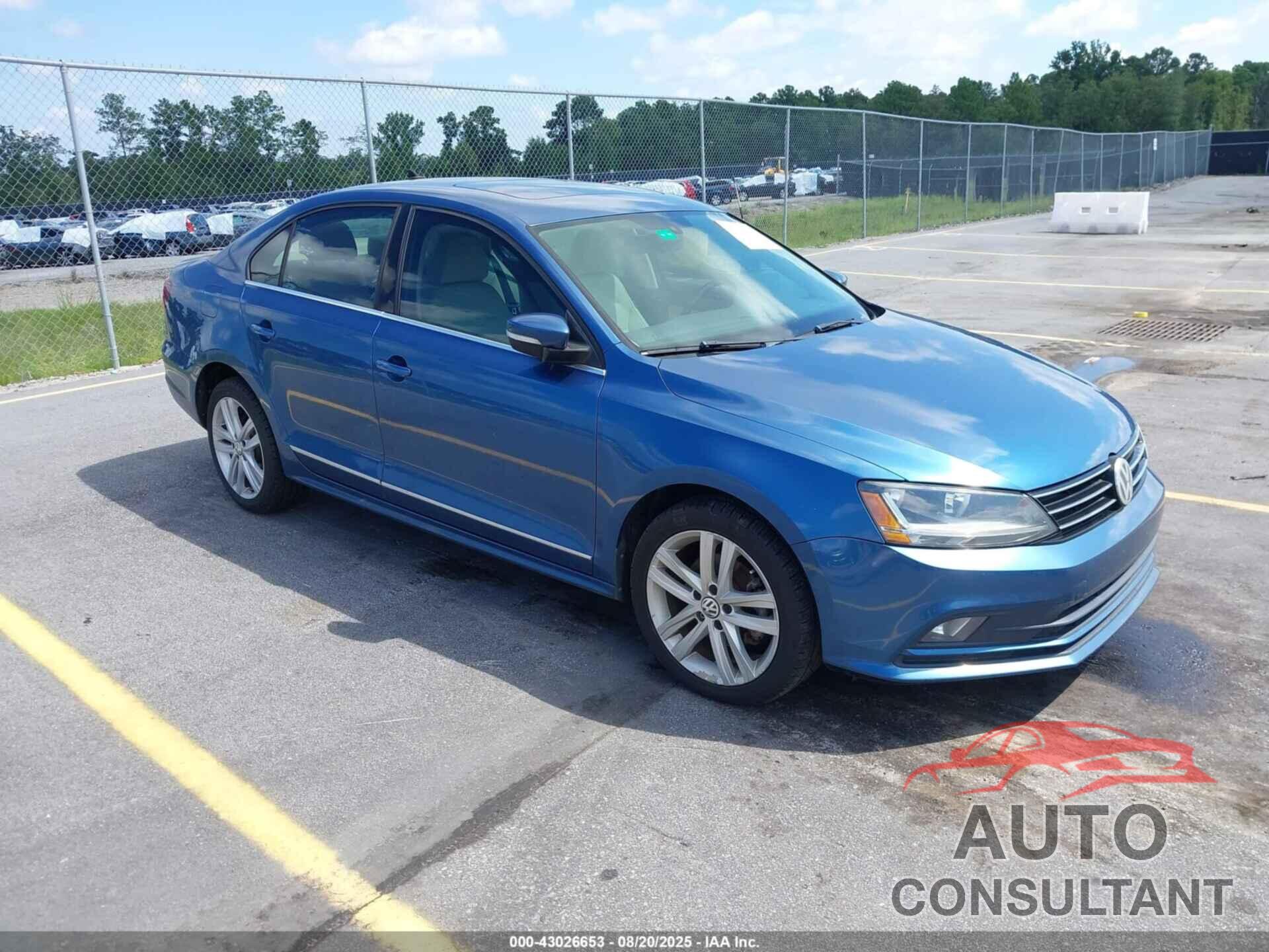 VOLKSWAGEN JETTA 2017 - 3VWL17AJ8HM225072