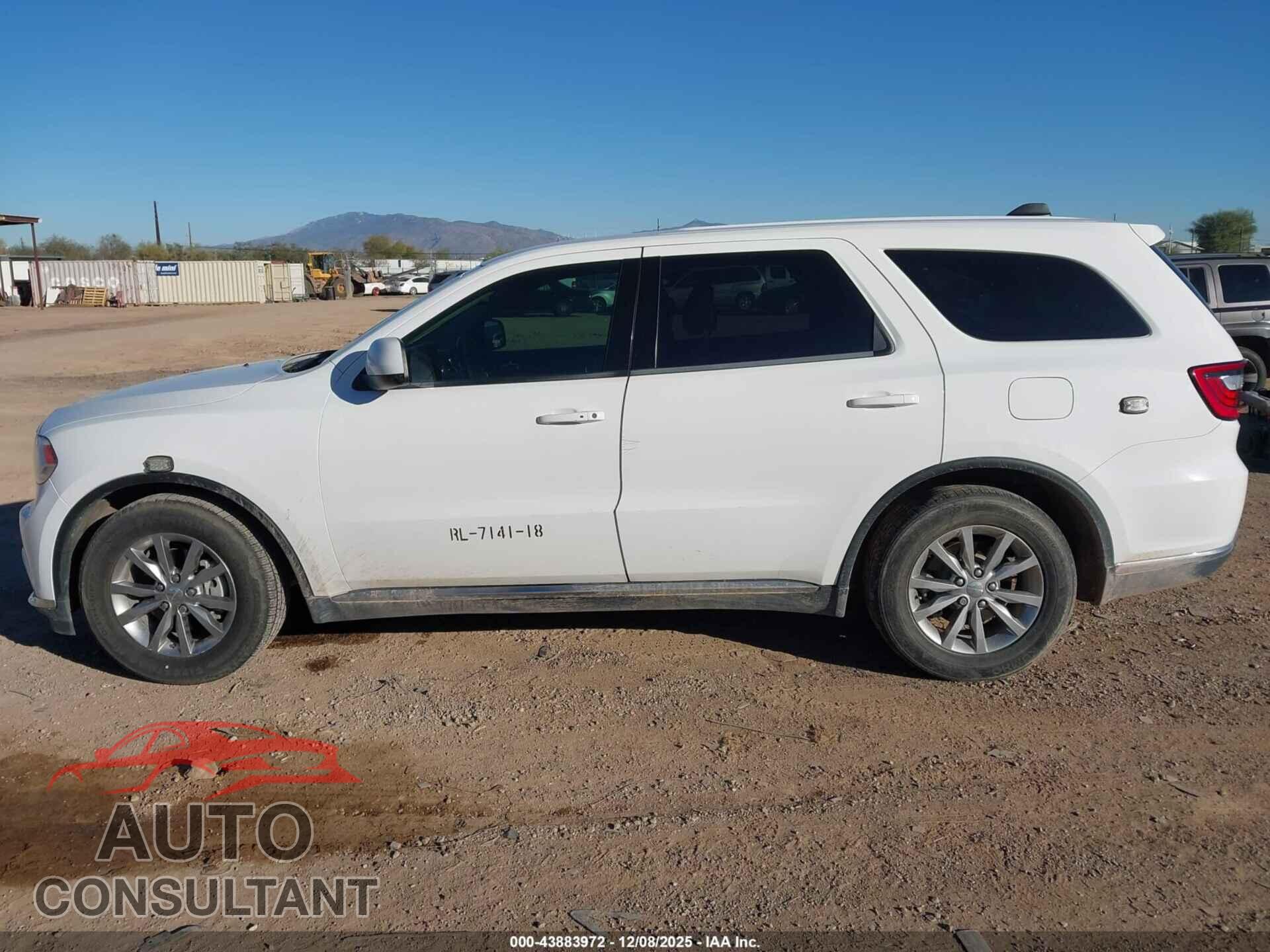 DODGE DURANGO 2018 - 1C4RDHAG3JC157446