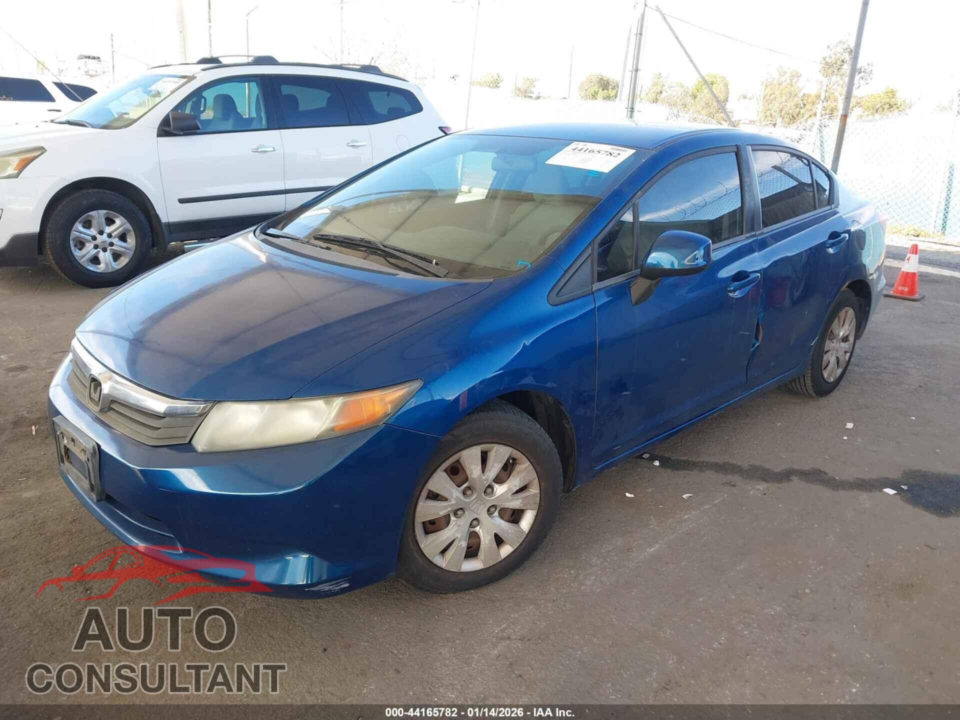 HONDA CIVIC 2012 - 19XFB2F52CE345528