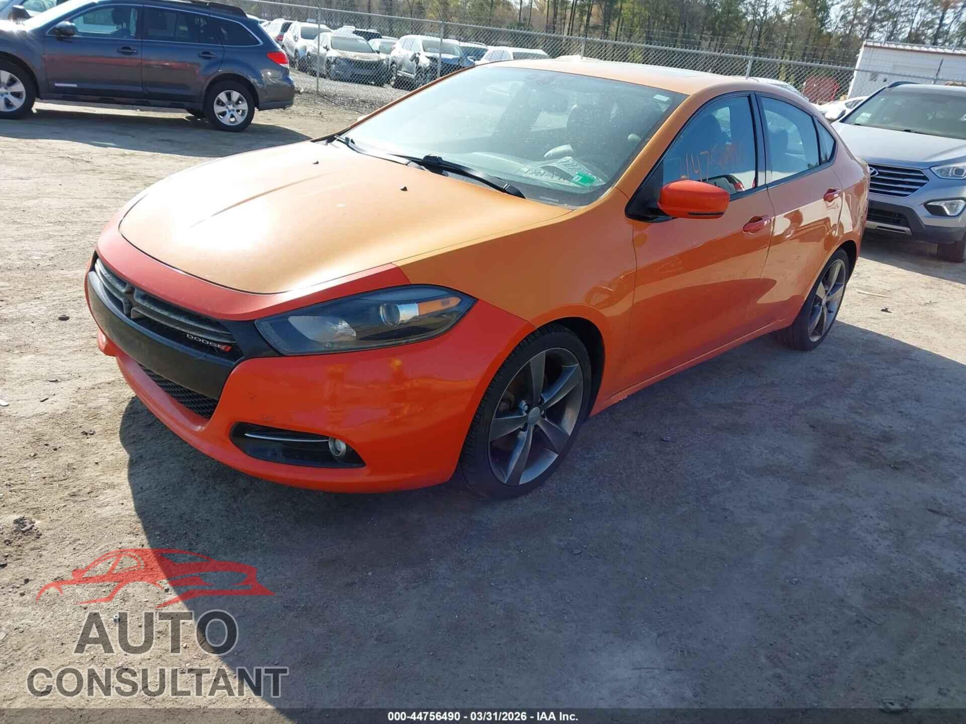 DODGE DART 2015 - 1C3CDFEB2FD267144