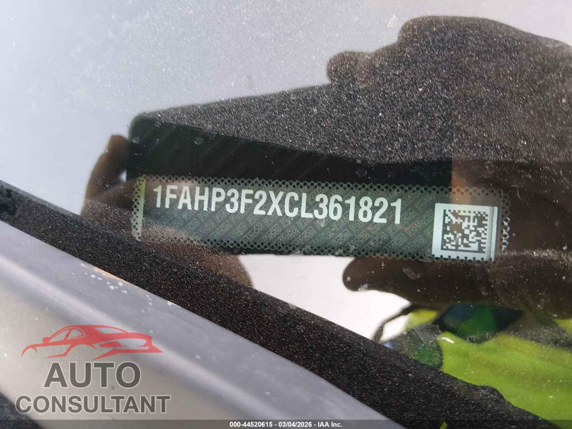 FORD FOCUS 2012 - 1FAHP3F2XCL361821