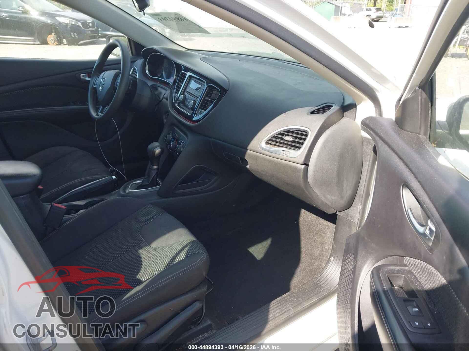 DODGE DART 2015 - 1C3CDFBB1FD192988