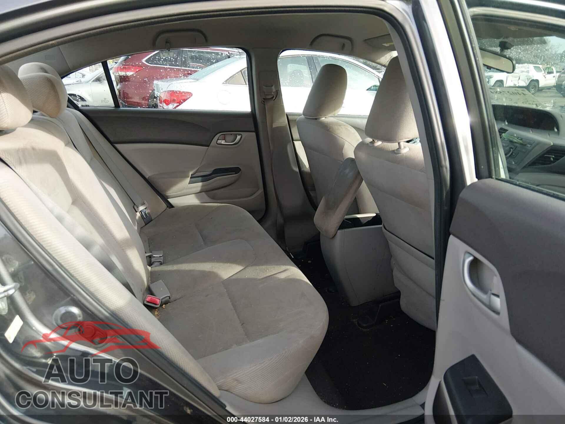 HONDA CIVIC 2012 - 19XFB2F5XCE346314