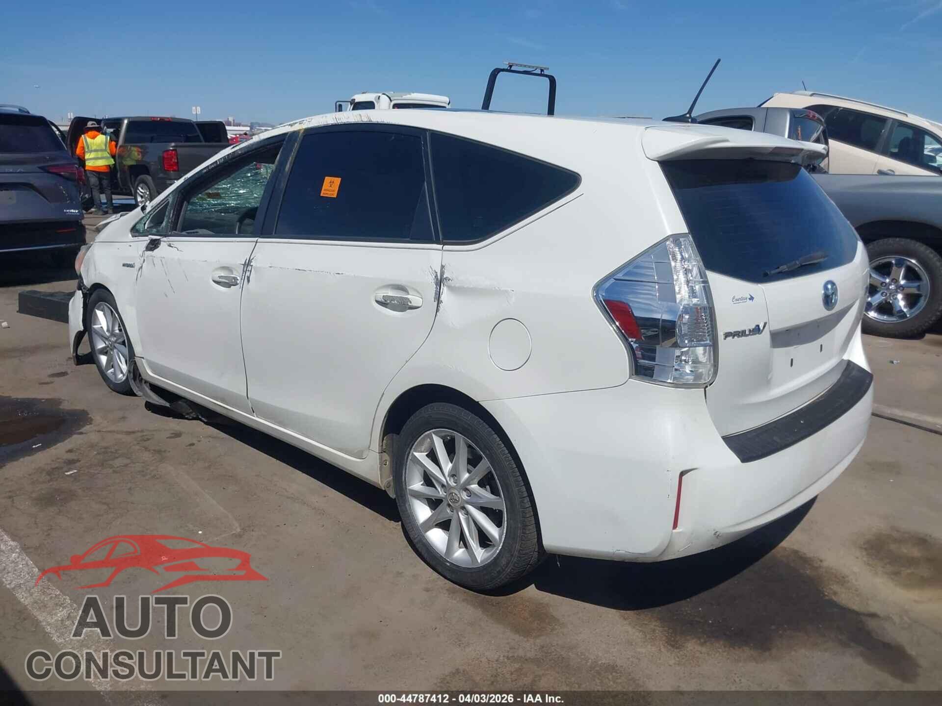 TOYOTA PRIUS V 2012 - JTDZN3EU3C3039156