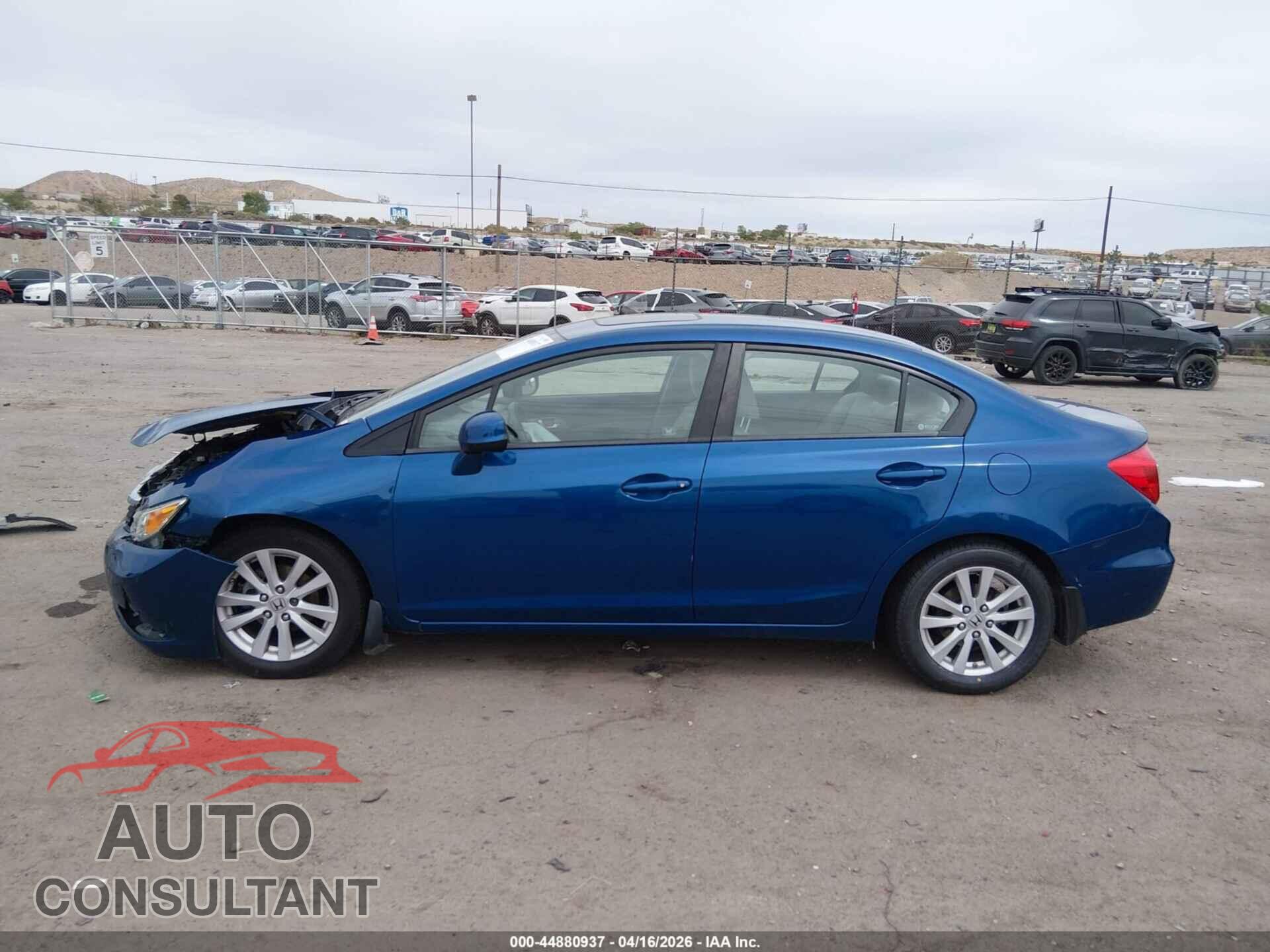 HONDA CIVIC 2012 - 2HGFB2F83CH534334
