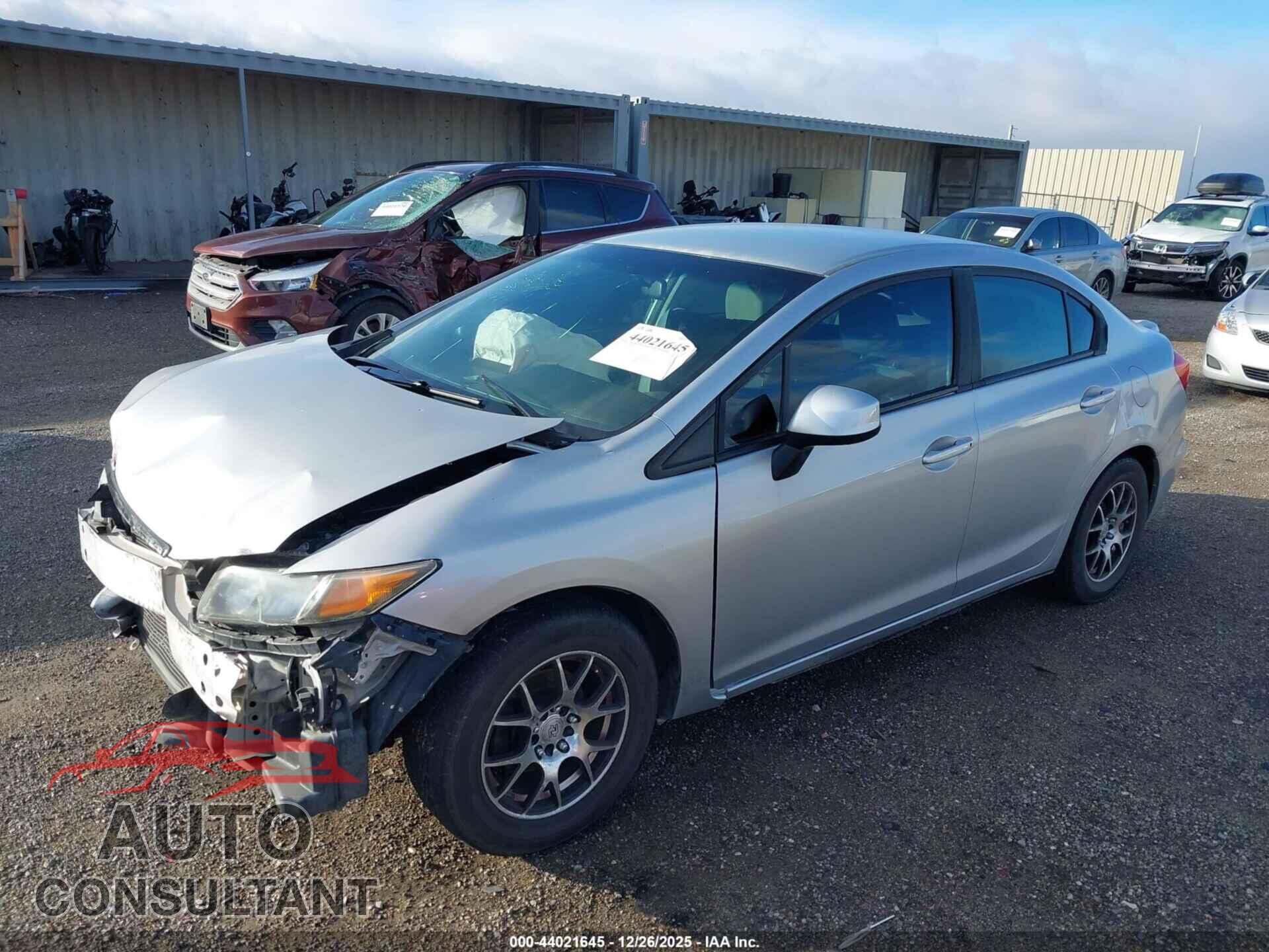 HONDA CIVIC 2012 - 19XFB2F5XCE361508