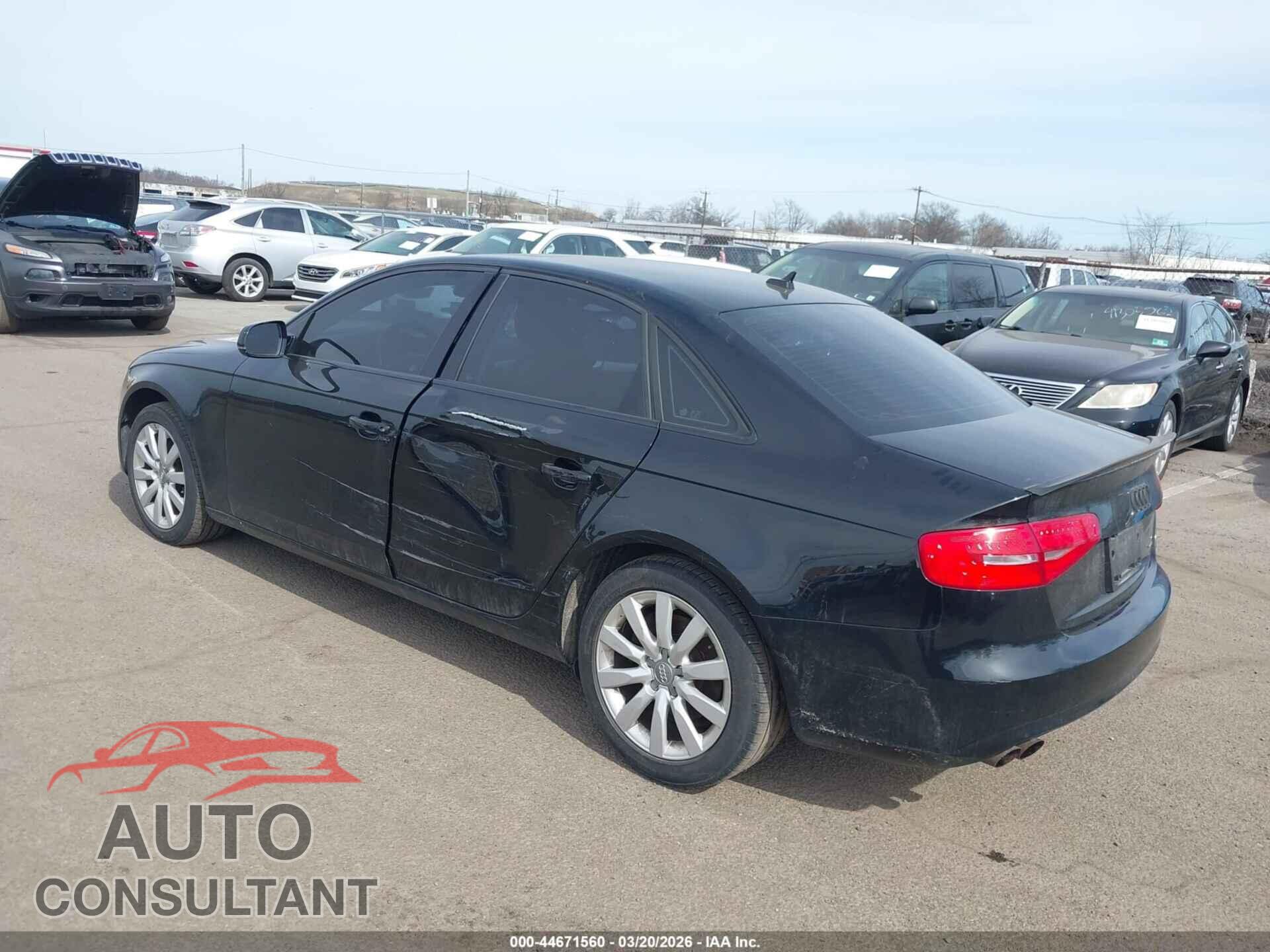 AUDI A4 2013 - WAUBFAFL2DN032209