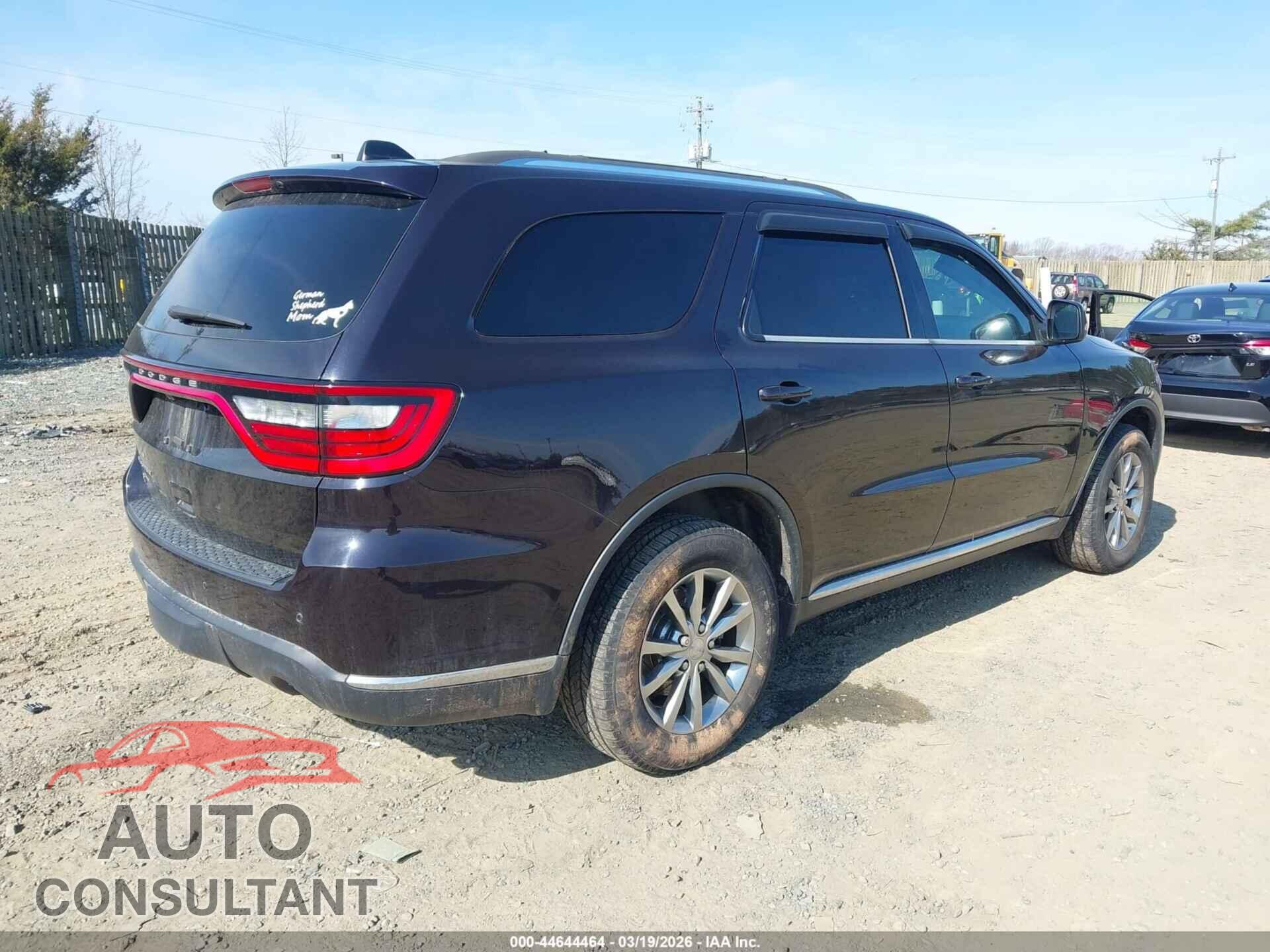 DODGE DURANGO 2018 - 1C4RDJAG7JC360069