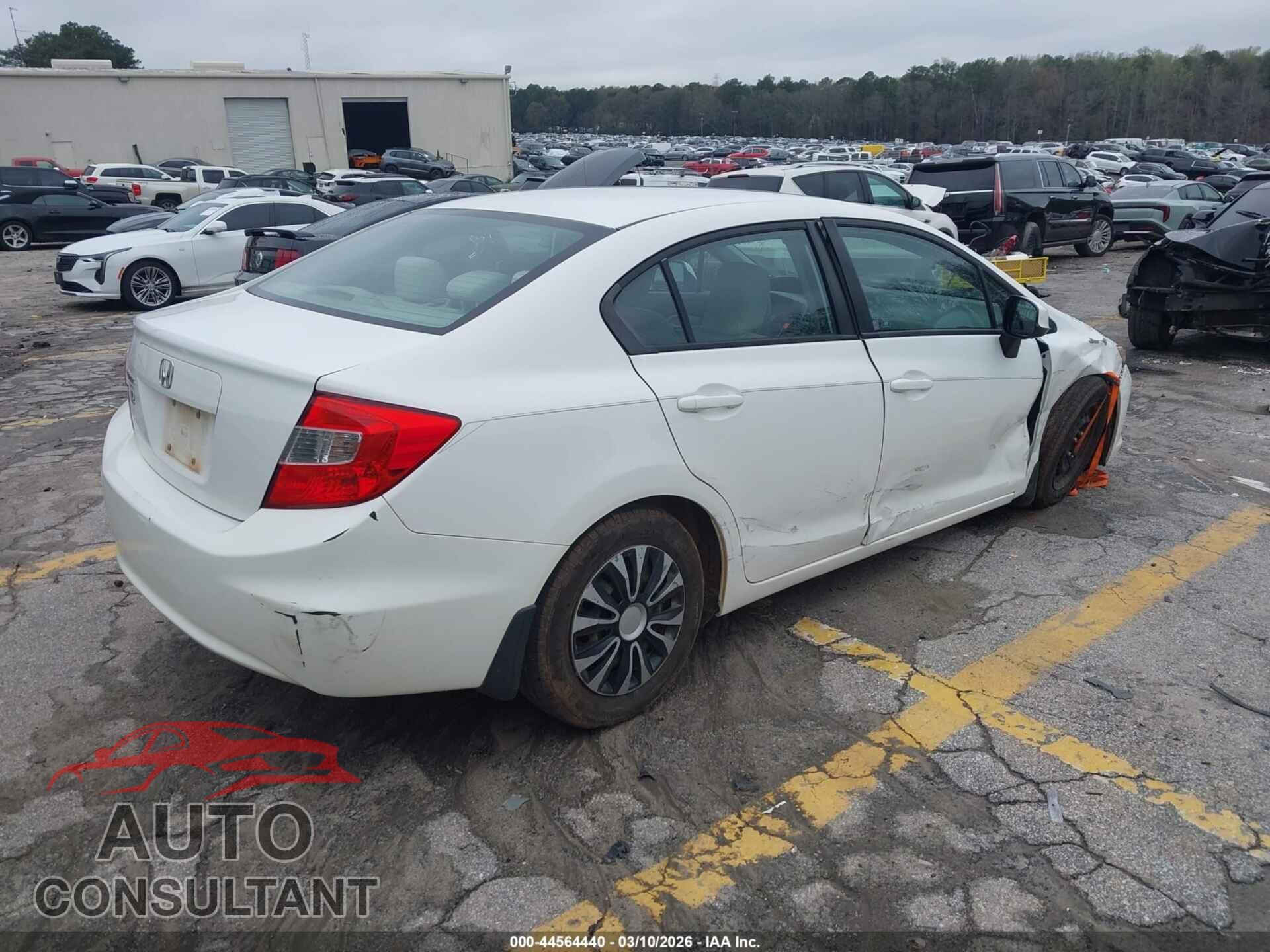 HONDA CIVIC 2012 - 19XFB2F54CE100973
