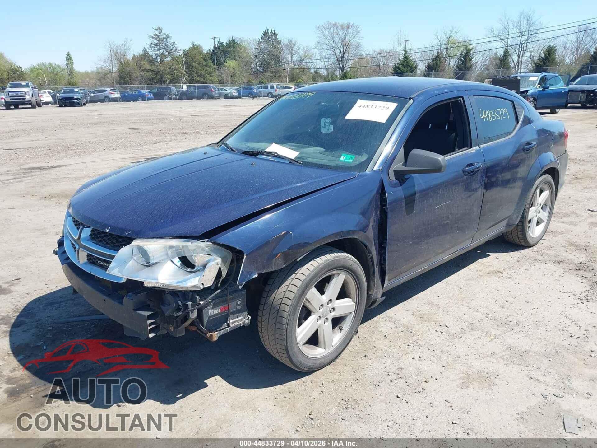 DODGE AVENGER 2013 - 1C3CDZAB9DN636838