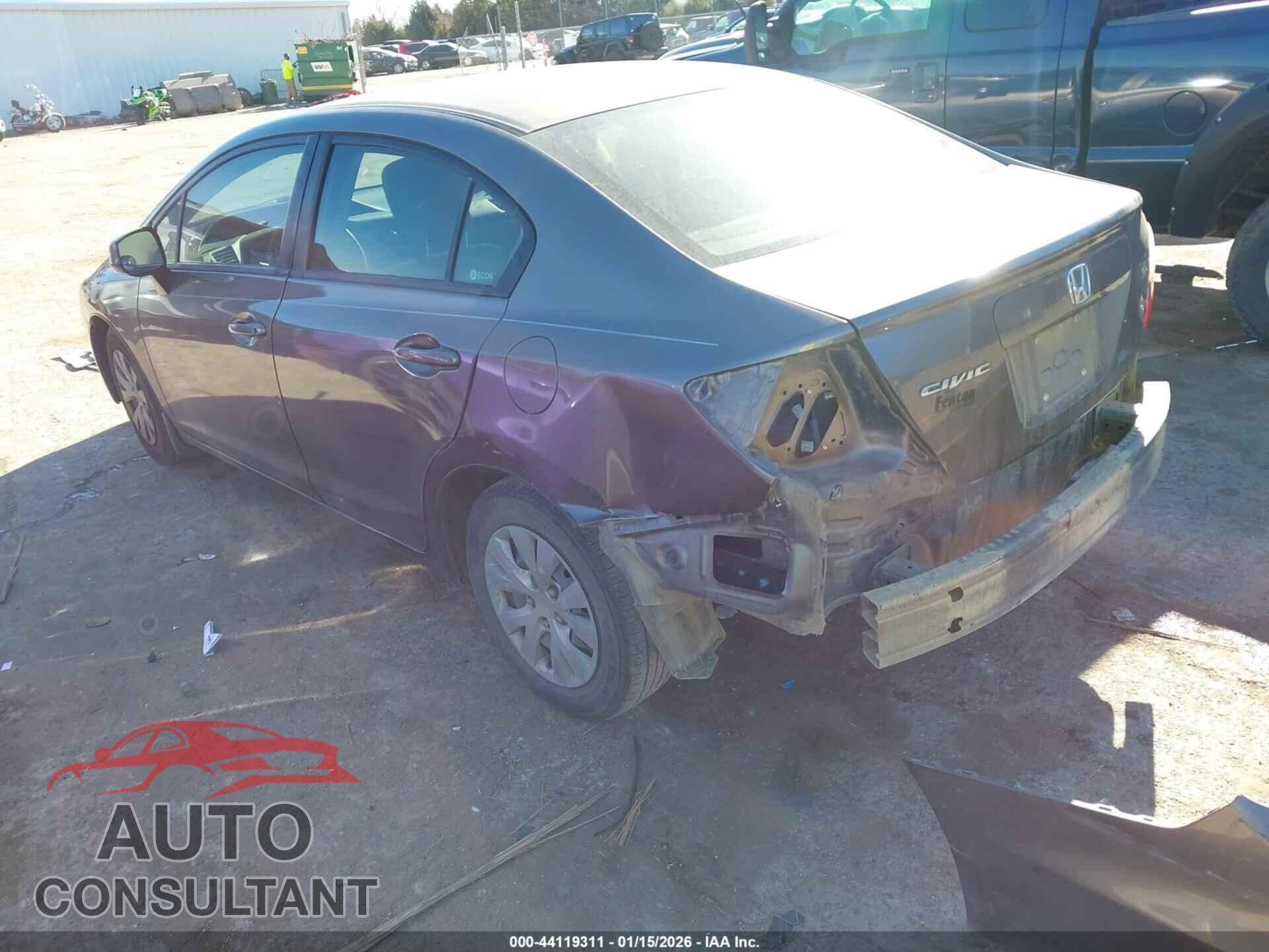 HONDA CIVIC 2012 - JHMFB2F54CS001467