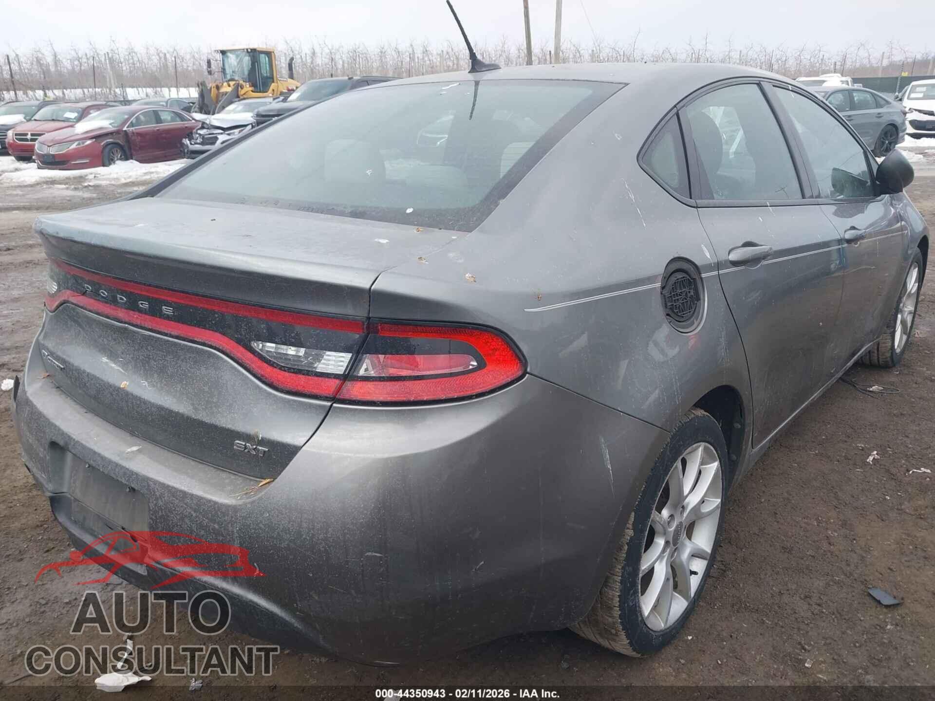 DODGE DART 2013 - 1C3CDFBA9DD105603