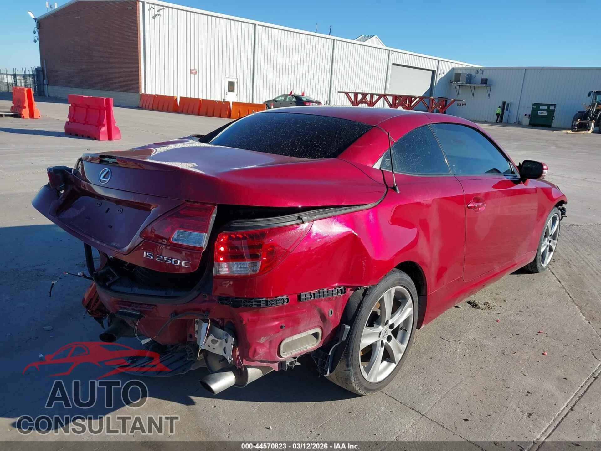LEXUS IS 250C 2012 - JTHFF2C22C2526364