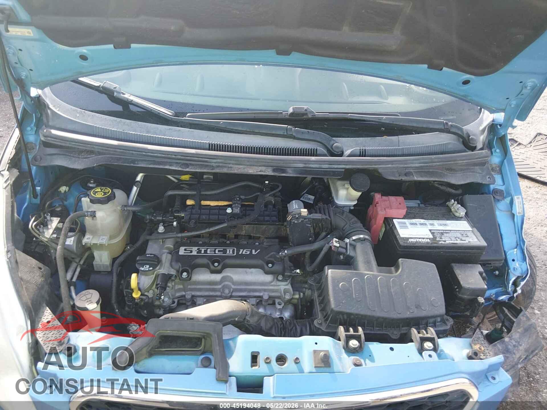 CHEVROLET SPARK 2013 - KL8CF6S99DC520236