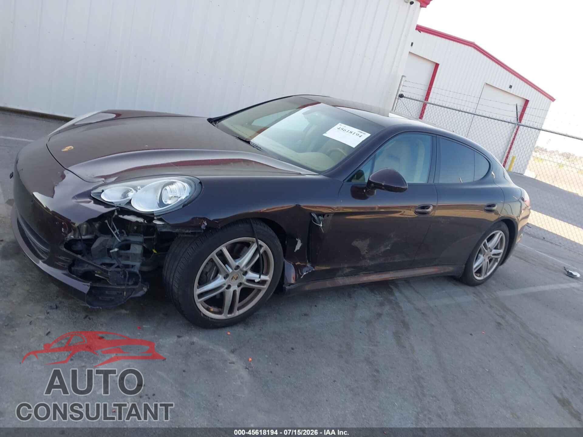 PORSCHE PANAMERA 2011 - WP0AA2A71BL011129