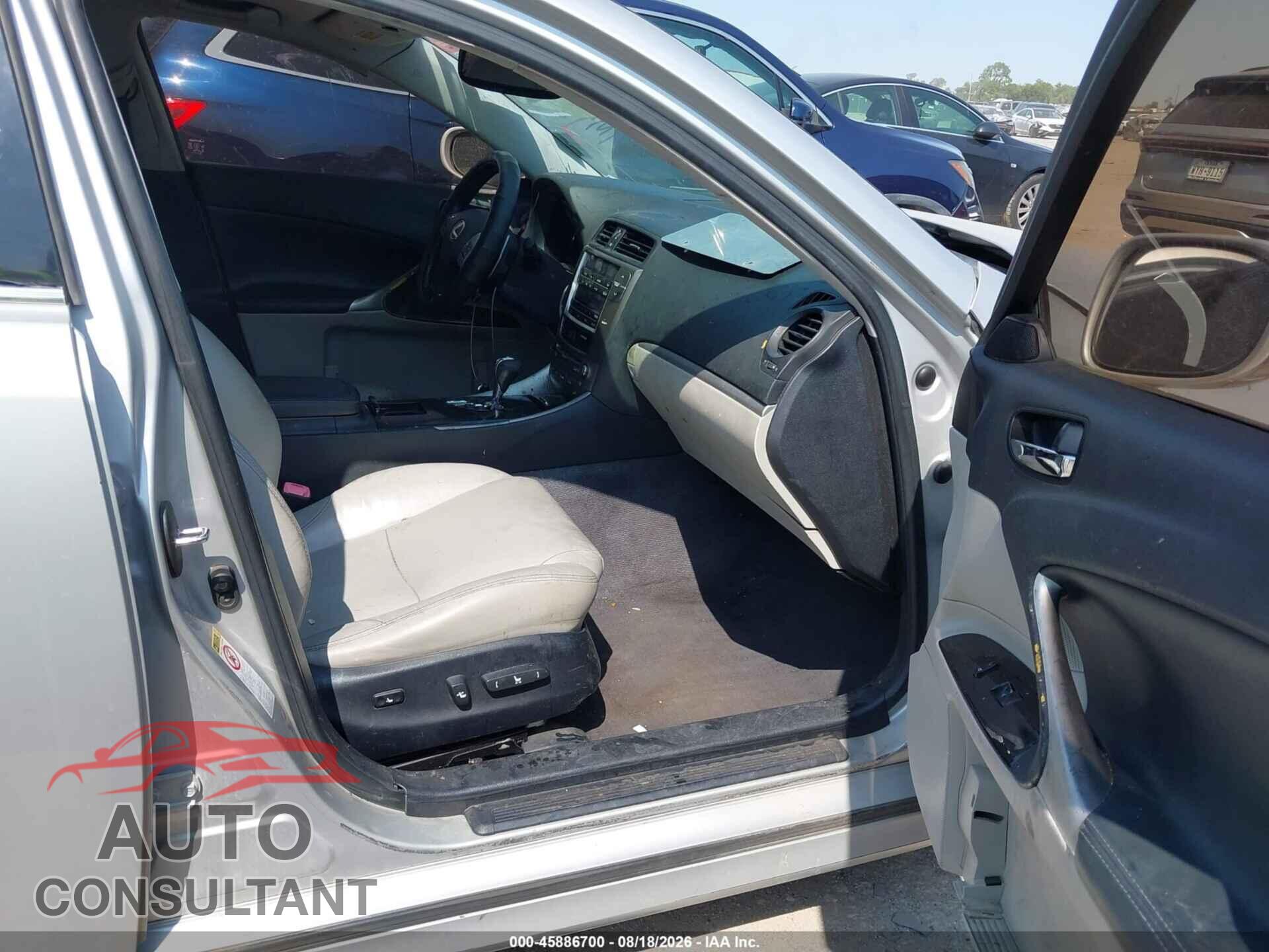LEXUS IS 250 2012 - JTHBF5C27C5164739