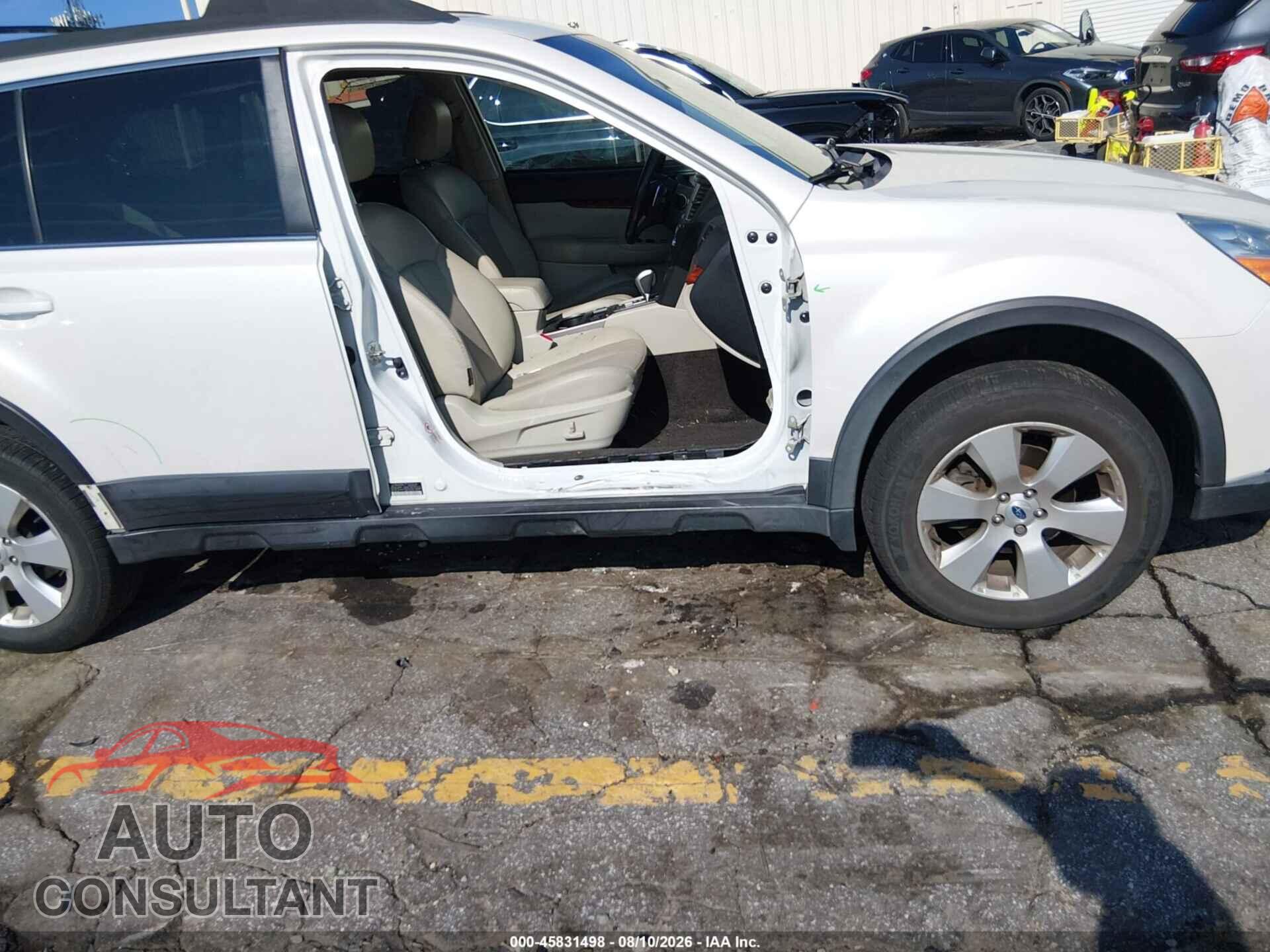 SUBARU OUTBACK 2011 - 4S4BRBLC7B3447583