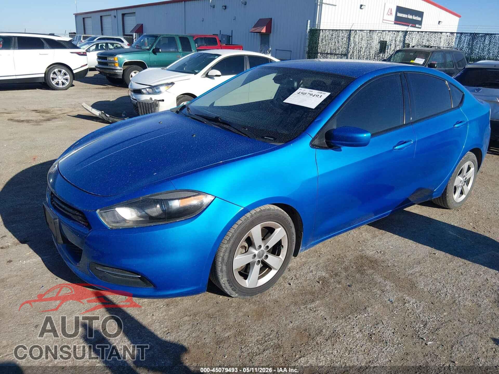 DODGE DART 2015 - 1C3CDFBB7FD320179