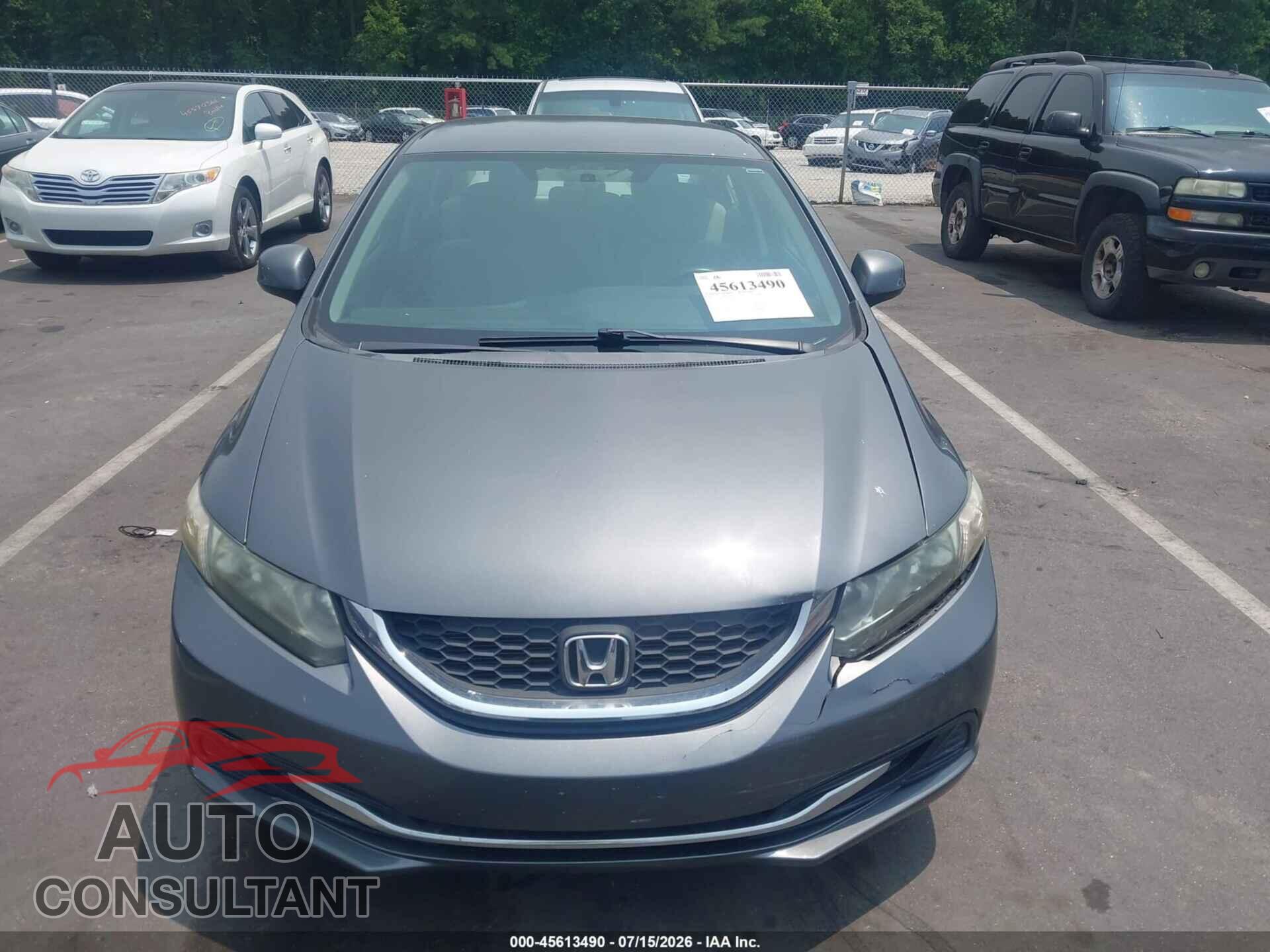 HONDA CIVIC 2013 - 19XFB2F50DE035296