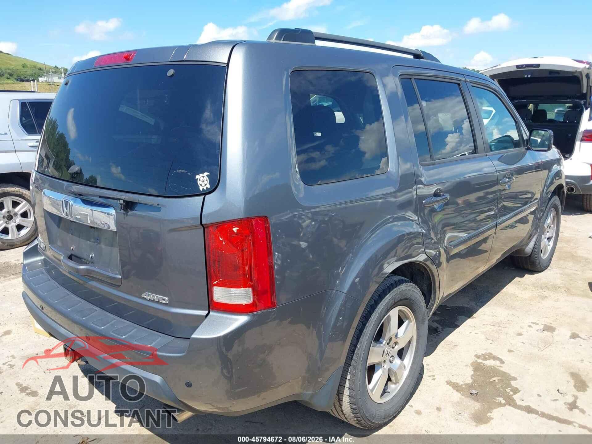 HONDA PILOT 2010 - 5FNYF4H5XAB008408