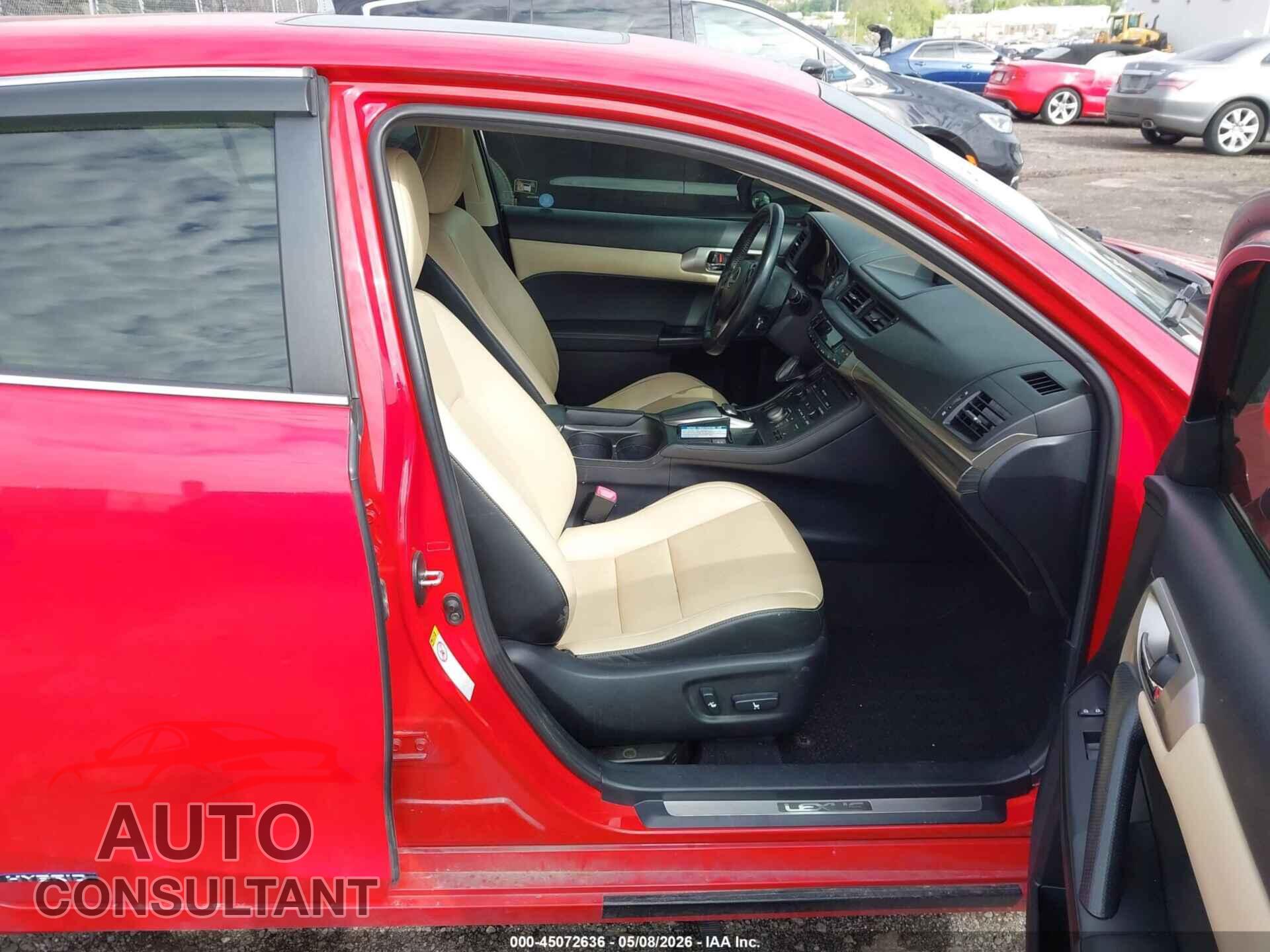 LEXUS CT 200H 2014 - JTHKD5BH4E2194331