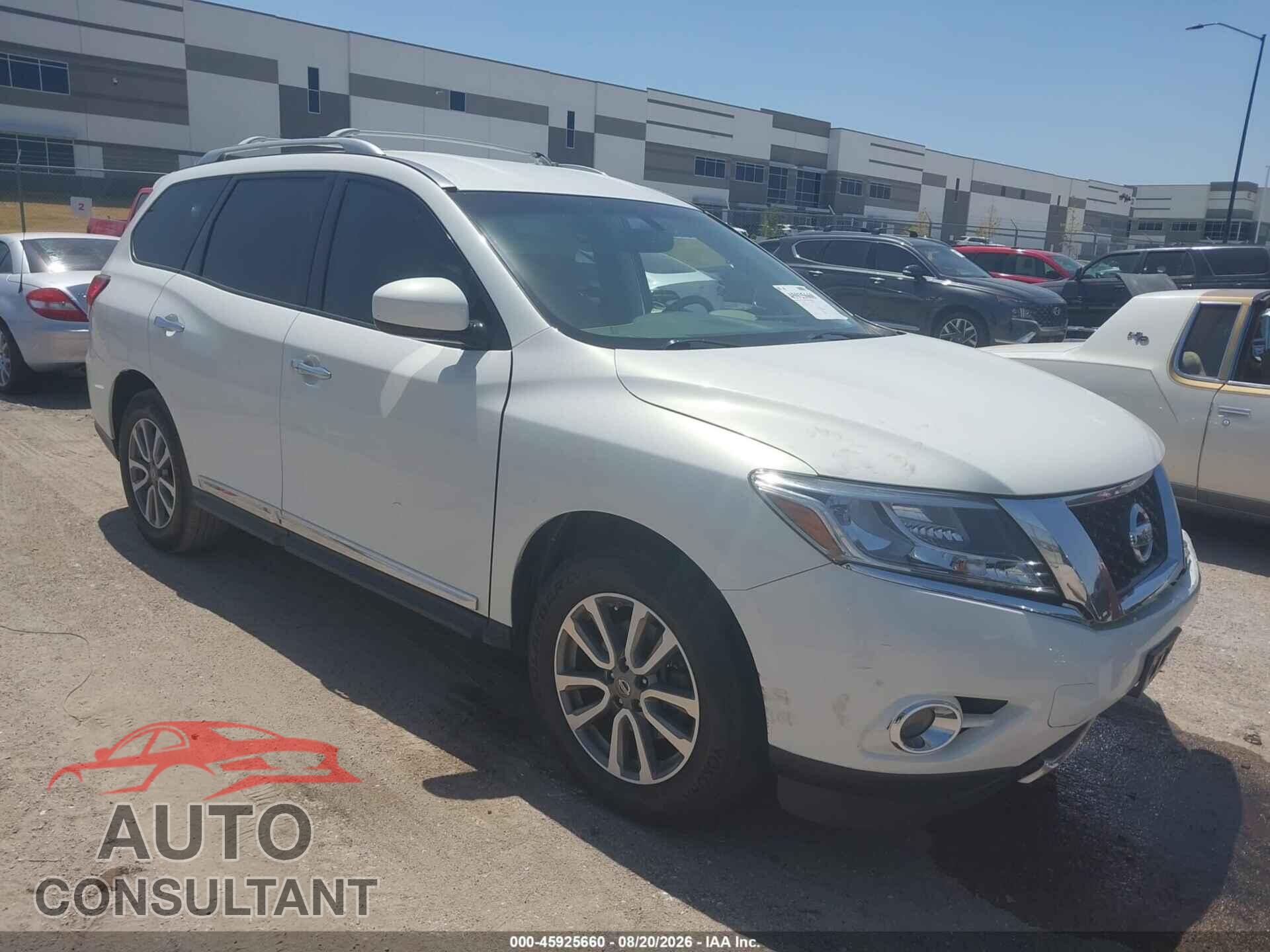 NISSAN PATHFINDER 2013 - 5N1AR2MN1DC611036