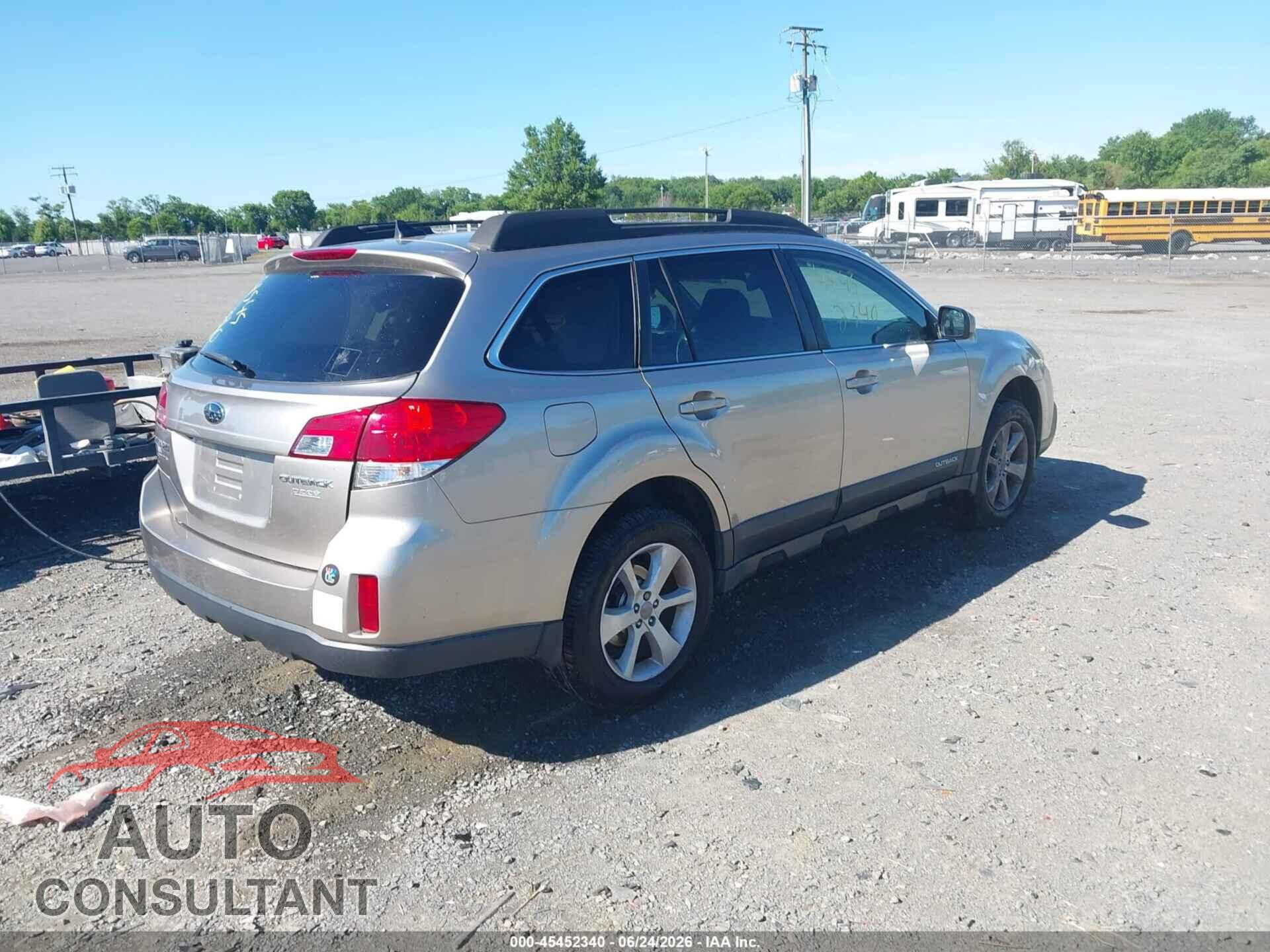 SUBARU OUTBACK 2014 - 4S4BRBDC4E3328358