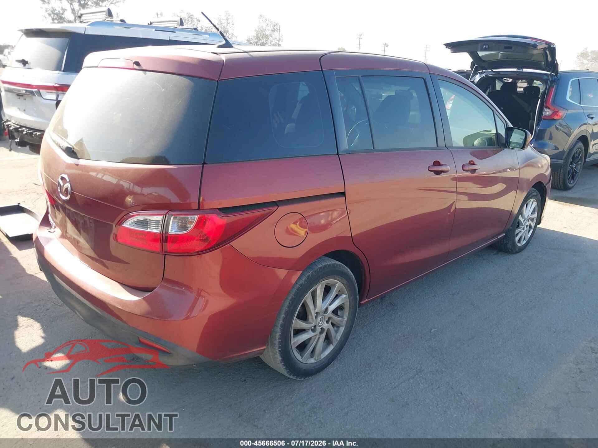 MAZDA MAZDA5 2012 - JM1CW2BL0C0118892