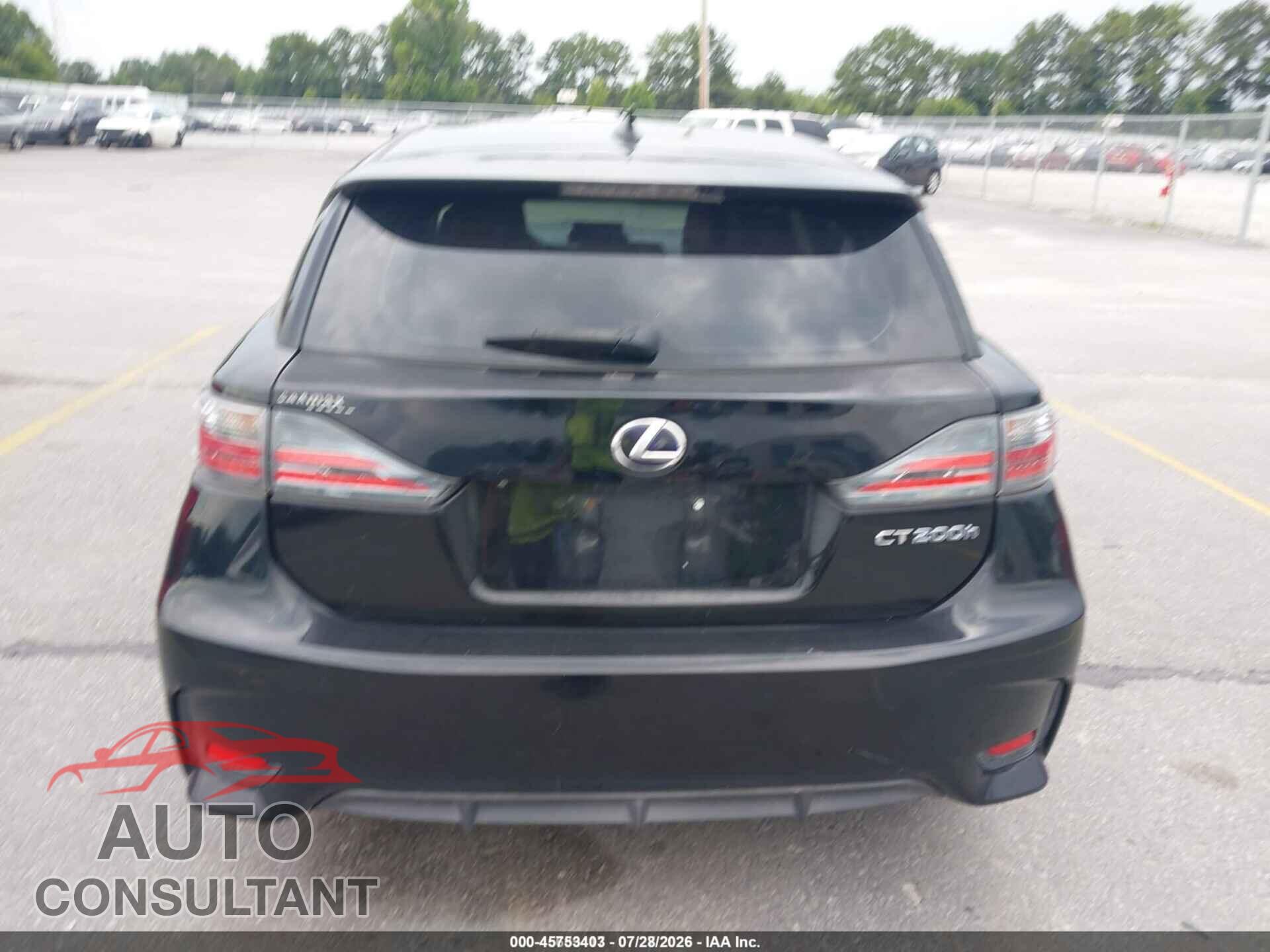 LEXUS CT 200H 2014 - JTHKD5BH2E2193646