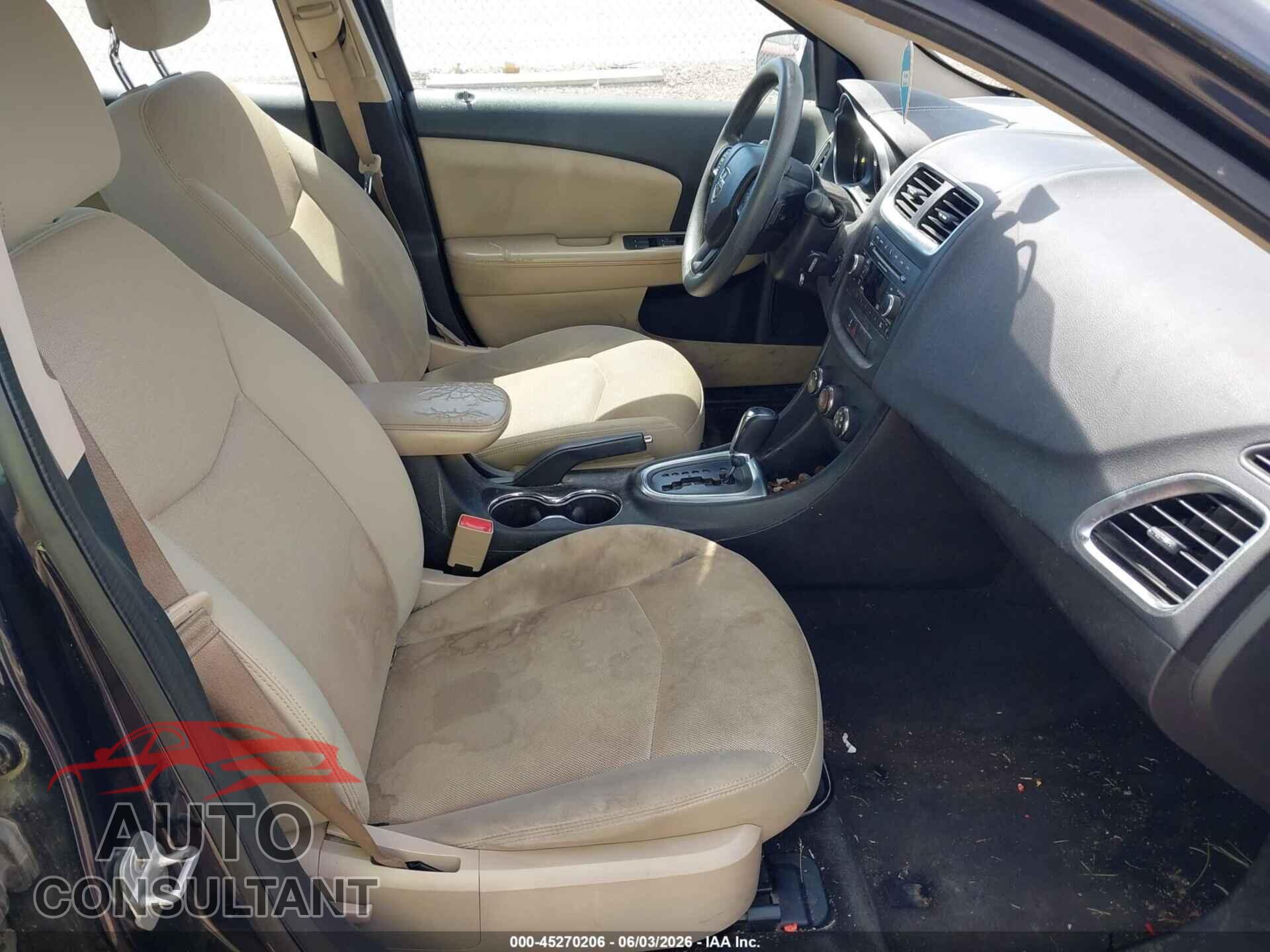 DODGE AVENGER 2012 - 1C3CDZAB3CN211775