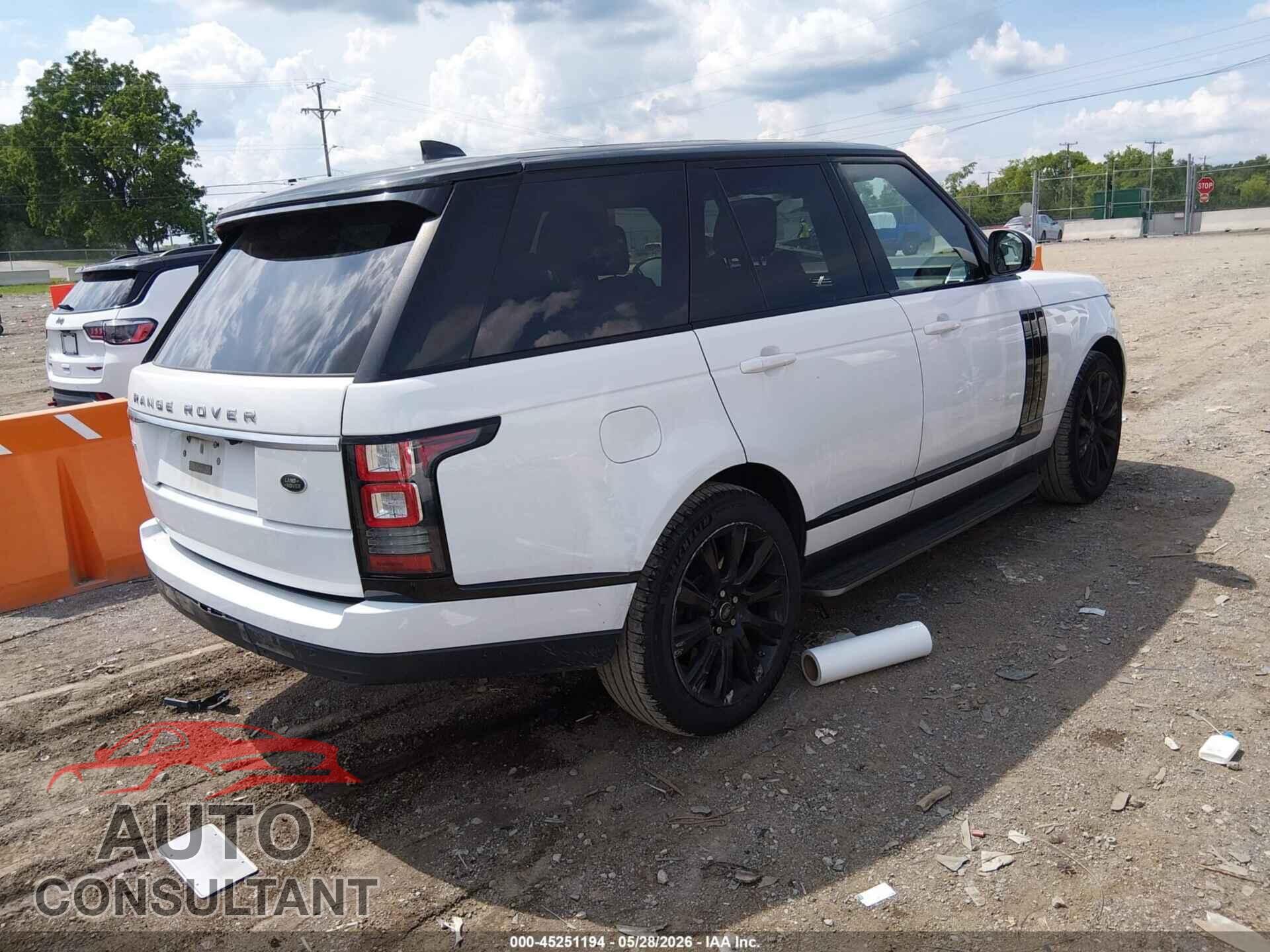 LAND ROVER RANGE ROVER 2017 - SALGS2FV8HA379576