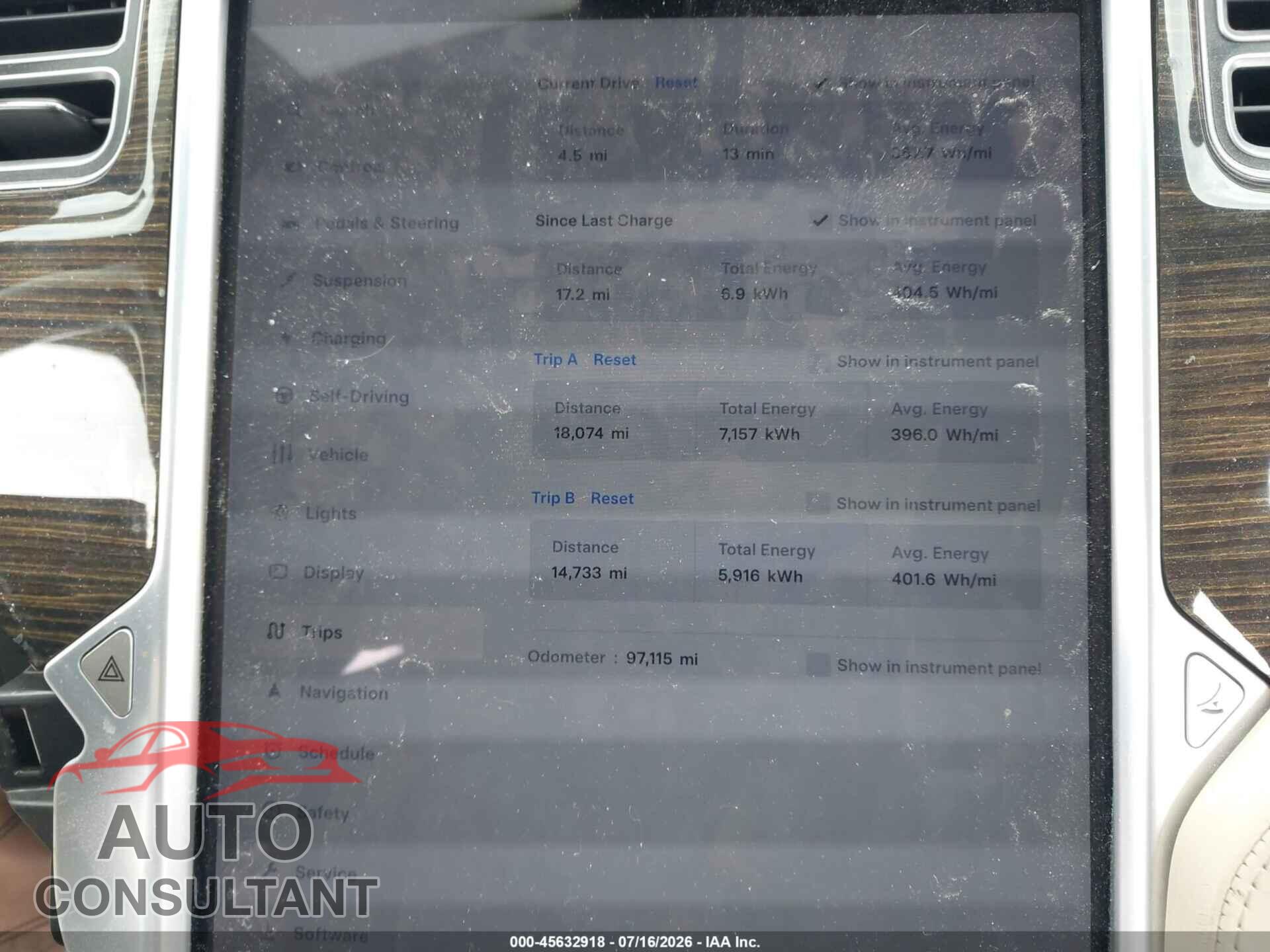 TESLA MODEL S 2015 - 5YJSA1E48FF116158