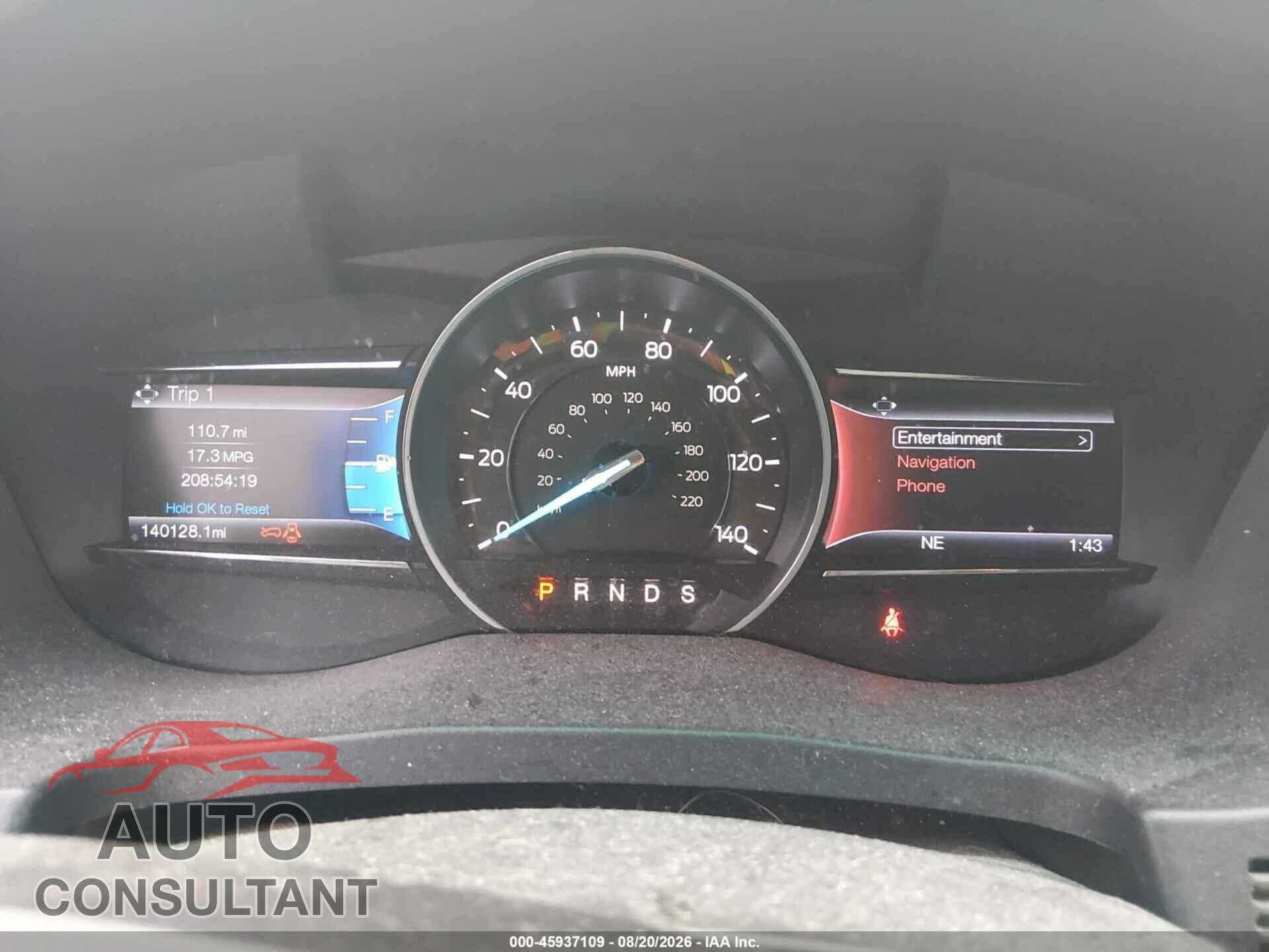 FORD EXPLORER 2016 - 1FM5K8D80GGB68989