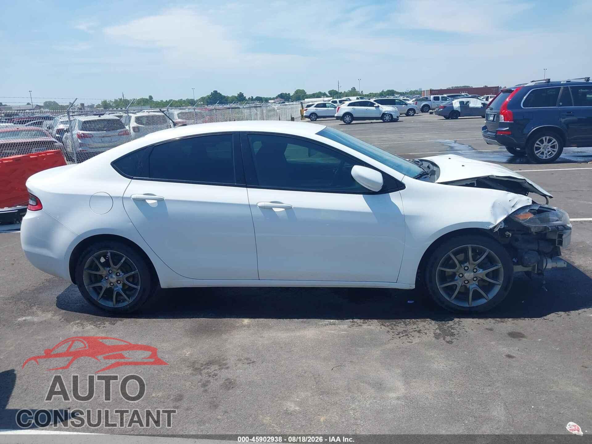 DODGE DART 2013 - 1C3CDFBA2DD340537