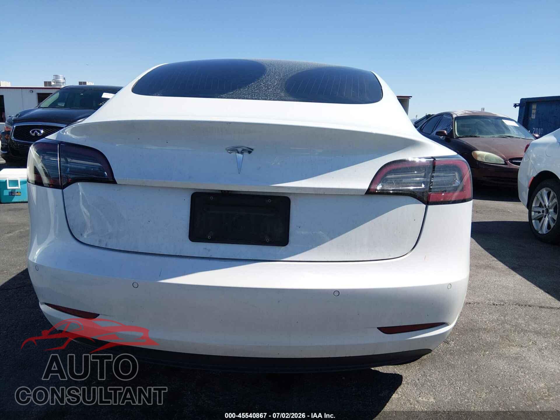 TESLA MODEL 3 2020 - 5YJ3E1EA0LF634775