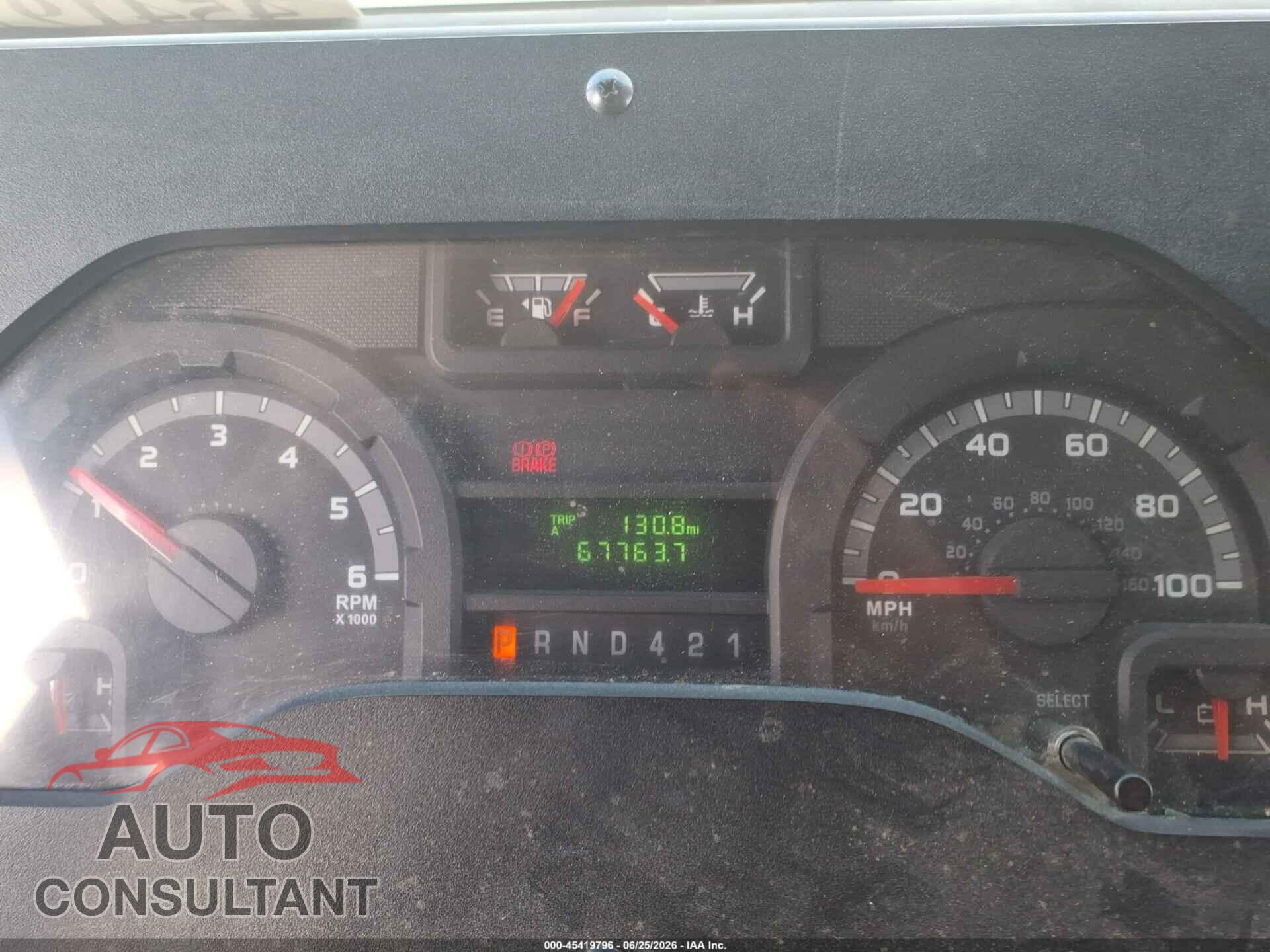 FORD E-350 STRIPPED 2016 - 1FC3E3KS8GDC48367