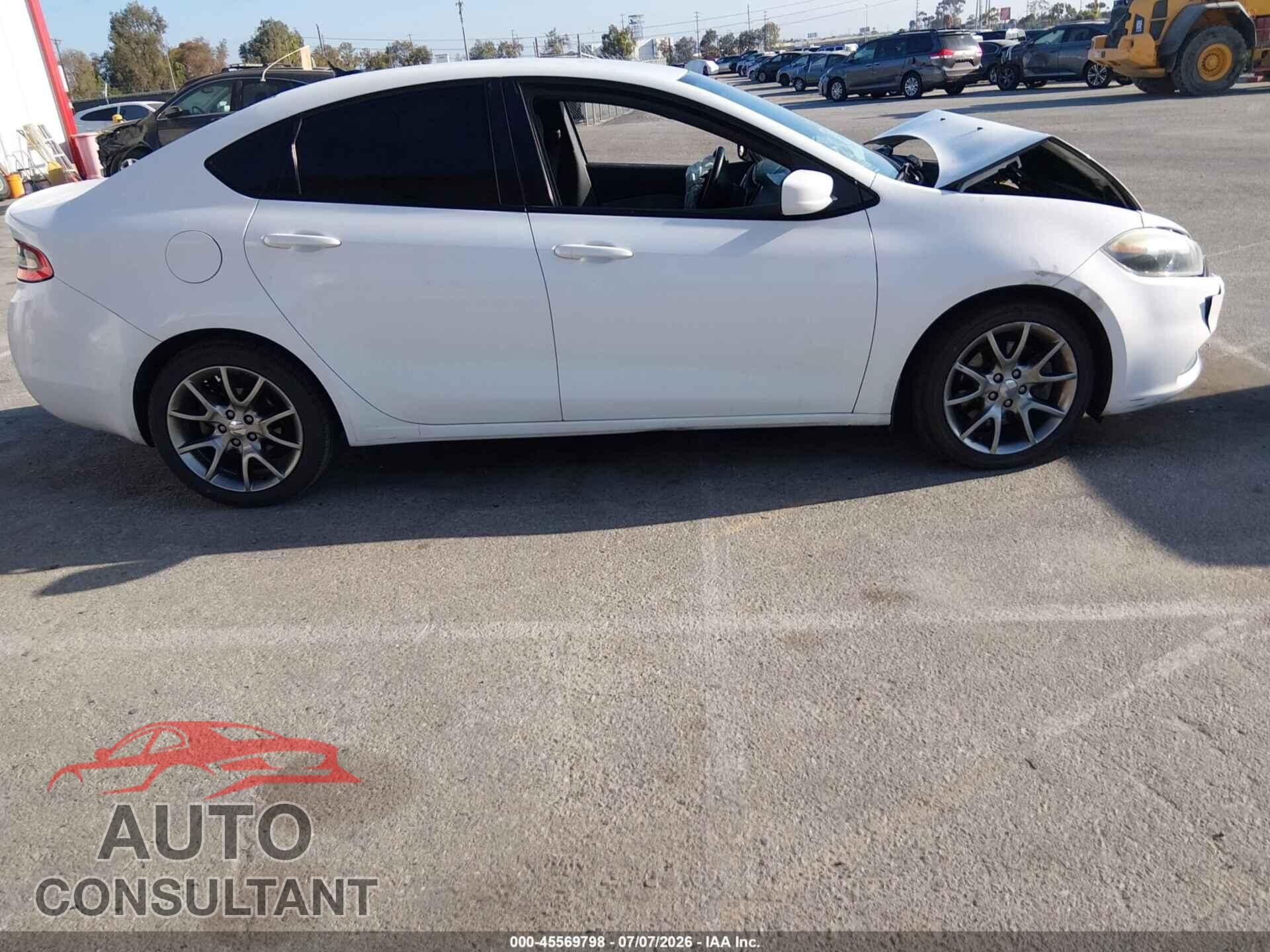 DODGE DART 2014 - 1C3CDFBB4ED861172