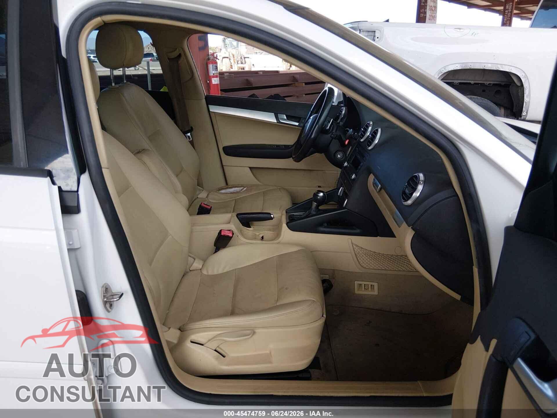 AUDI A3 2012 - WAUKJAFM1CA019562