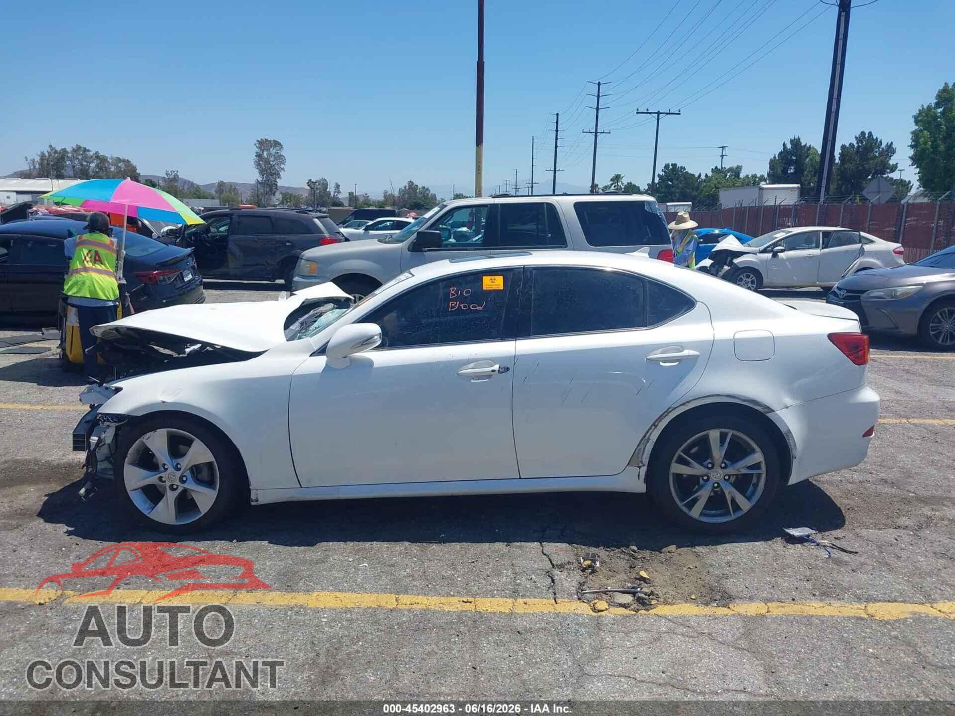 LEXUS IS 250 2010 - JTHBF5C29A5117502