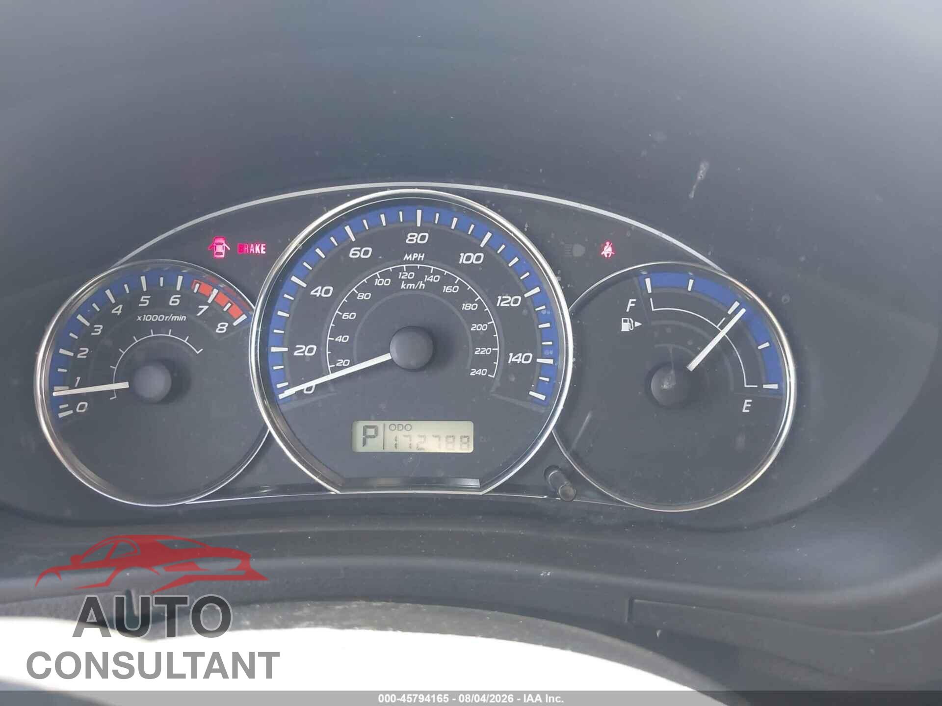 SUBARU FORESTER 2012 - JF2SHAEC6CH424607